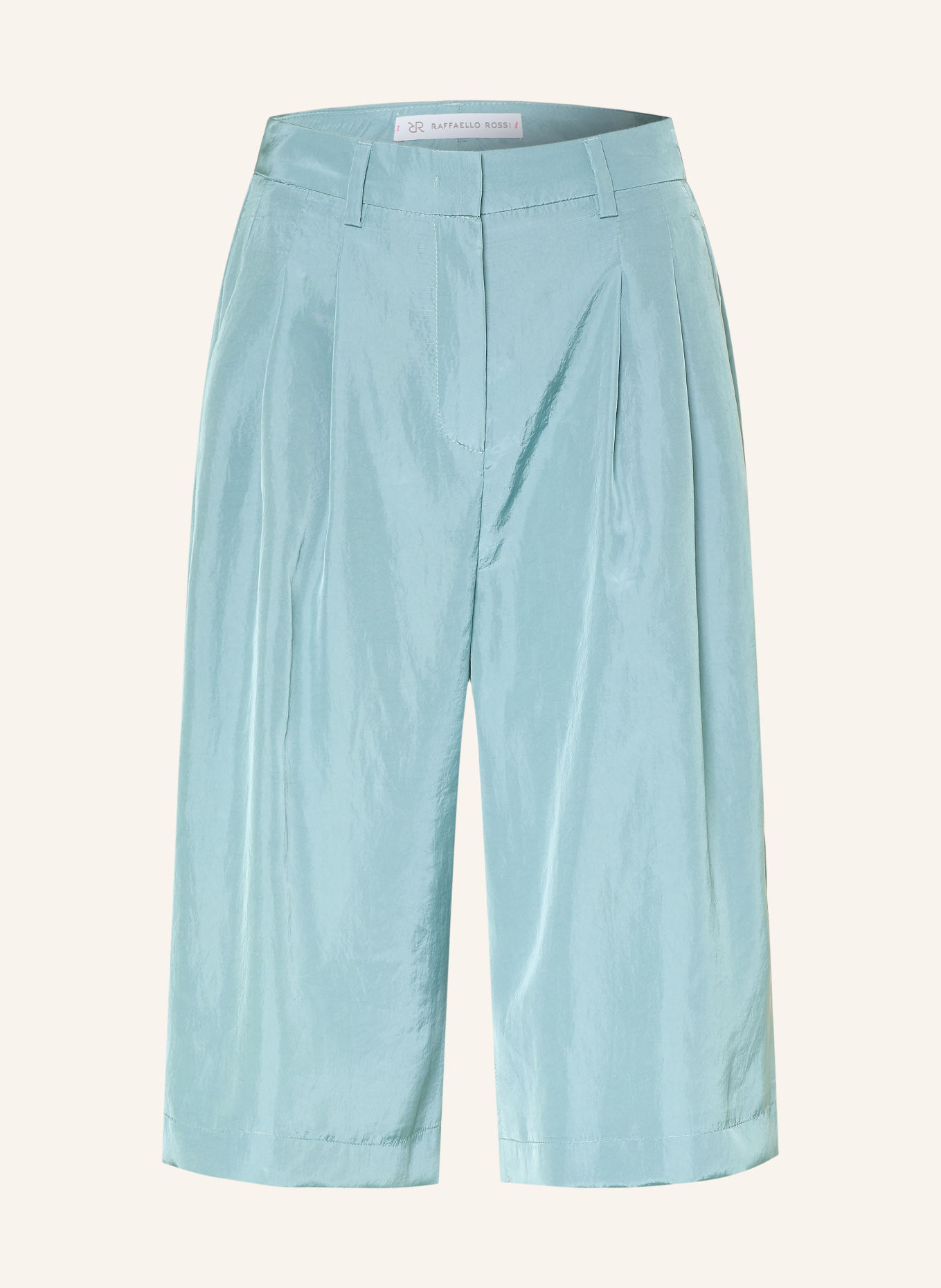 RAFFAELLO ROSSI MALOU Satin Bermudas: LIGHT BLUE