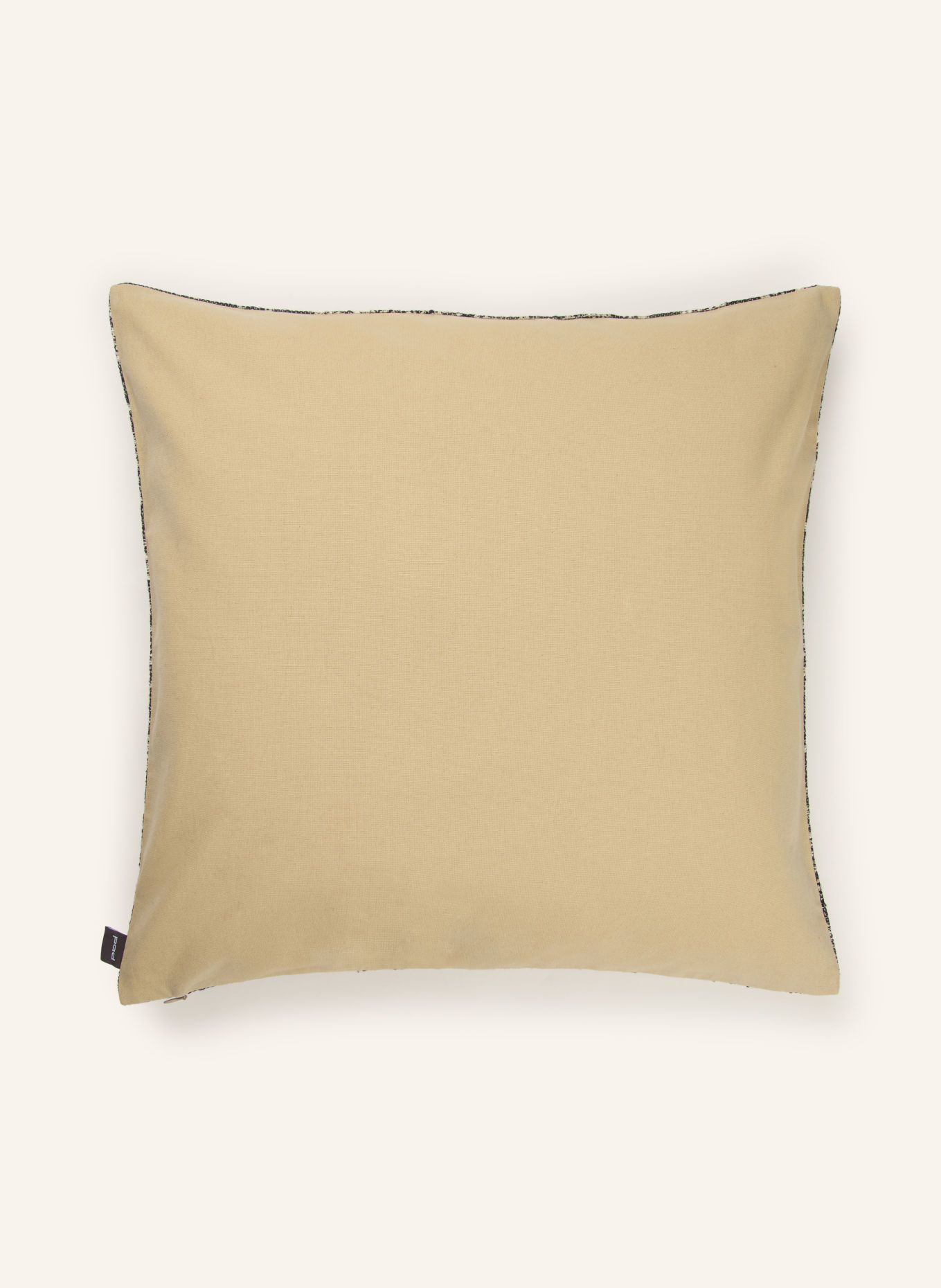 PAD ROOT Decorative Cushion Cover with Silk: DARK GRAY / BEIGE / CREAM
