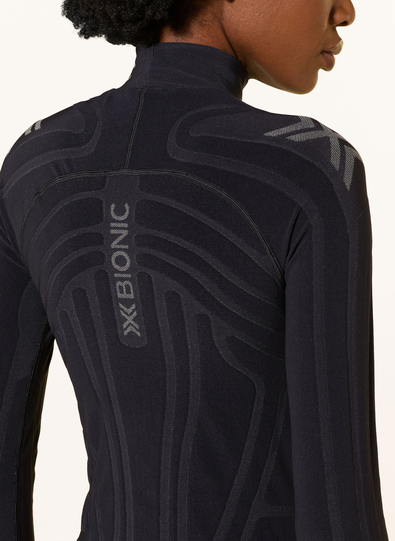 X-BIONIC HEATLOOP Functional underwear shirt: BLACK / CREAM