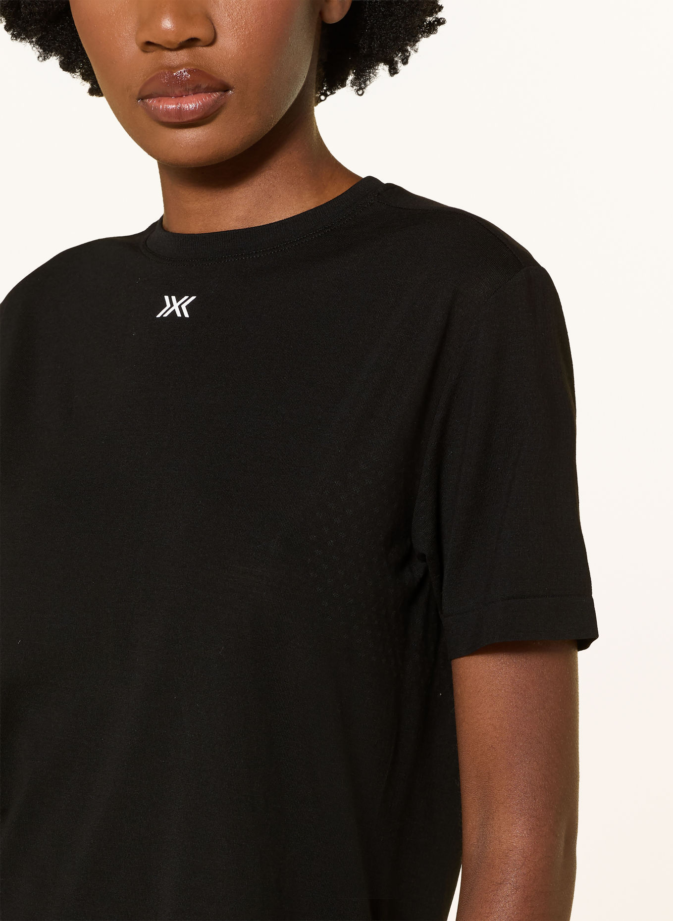 X-BIONIC MIGHTYWOOL LIGHT Functional underwear shirt with Merino Wool: BLACK
