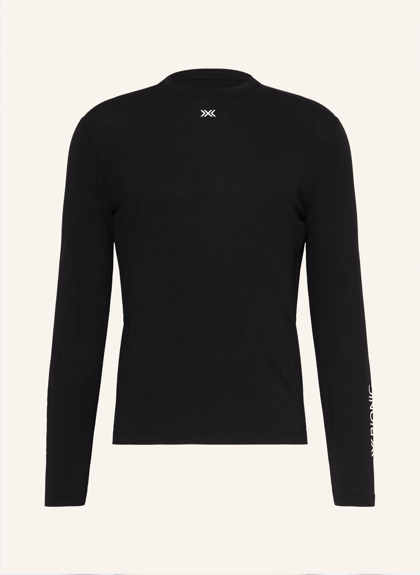 X-BIONIC MIGHTYWOOL LIGHT Functional underwear shirt: BLACK