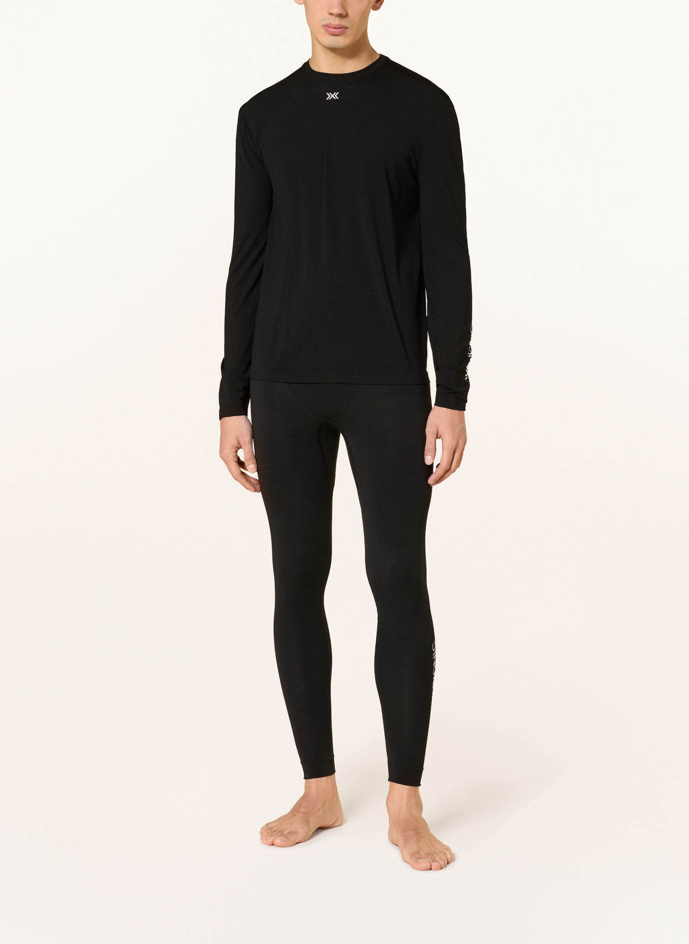 X-BIONIC MIGHTYWOOL LIGHT Functional underwear shirt: BLACK