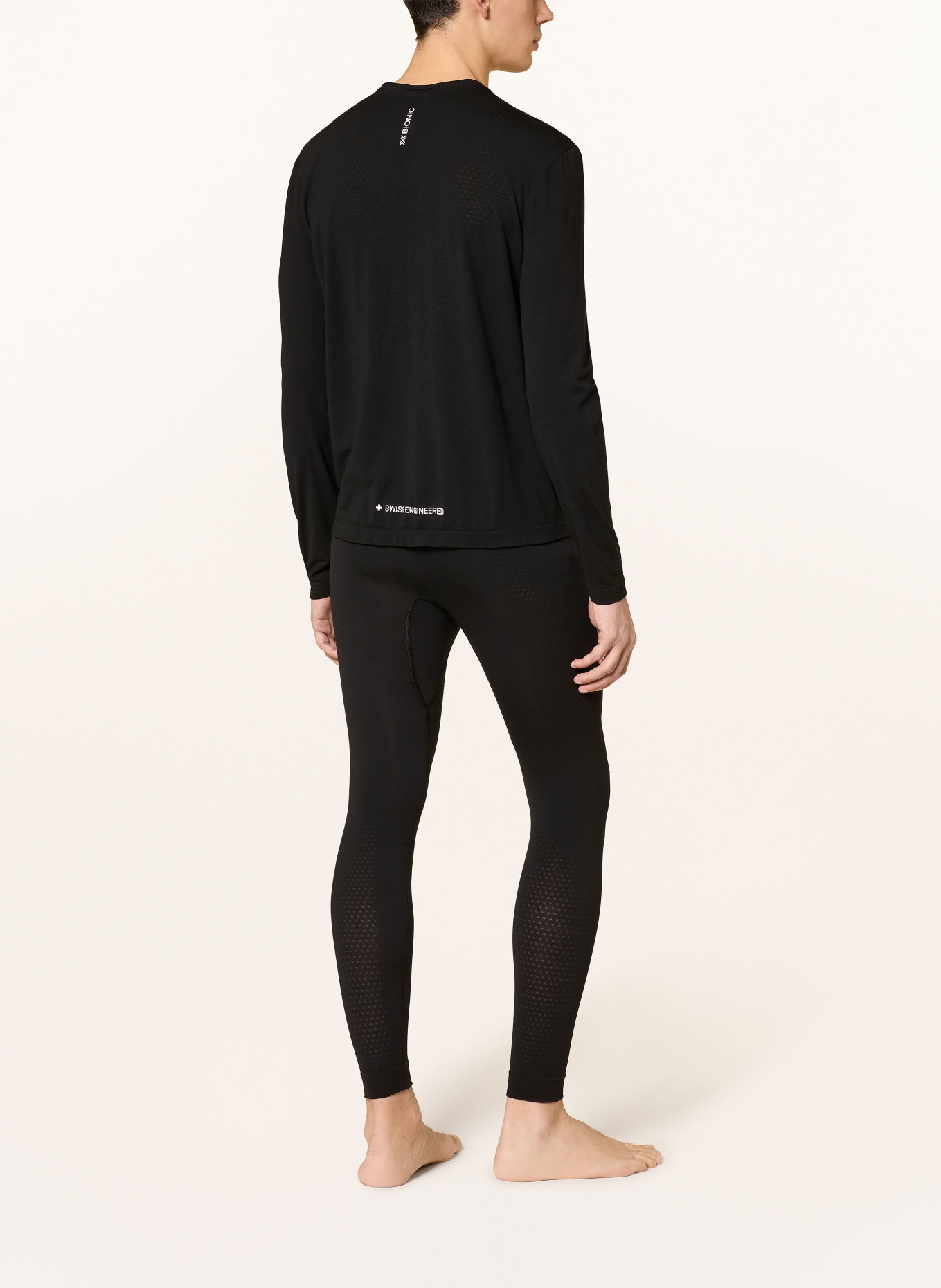 X-BIONIC MIGHTYWOOL LIGHT Functional underwear shirt: BLACK