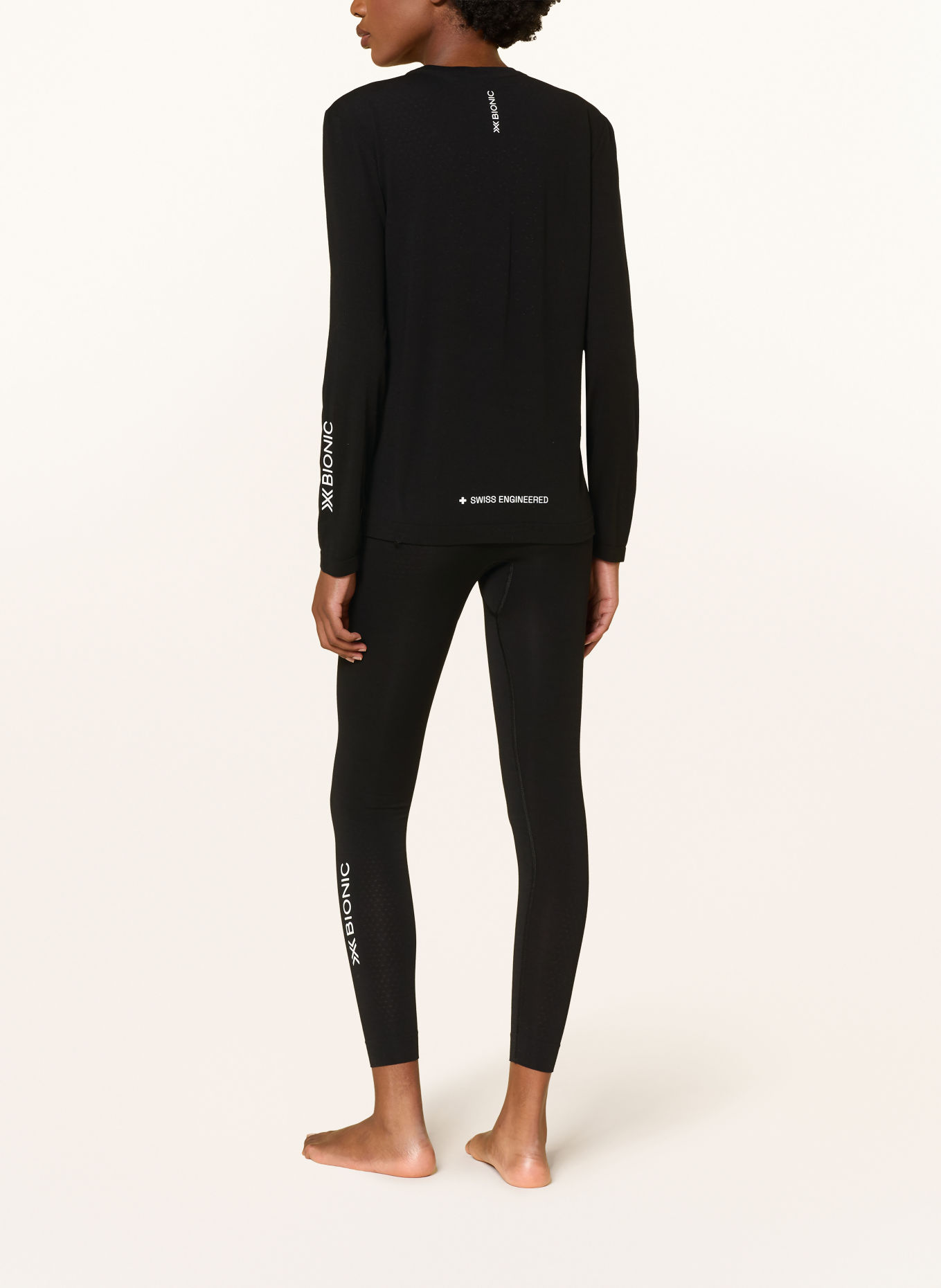X-BIONIC Haut technique MIGHTYWOOL LIGHT: NOIR