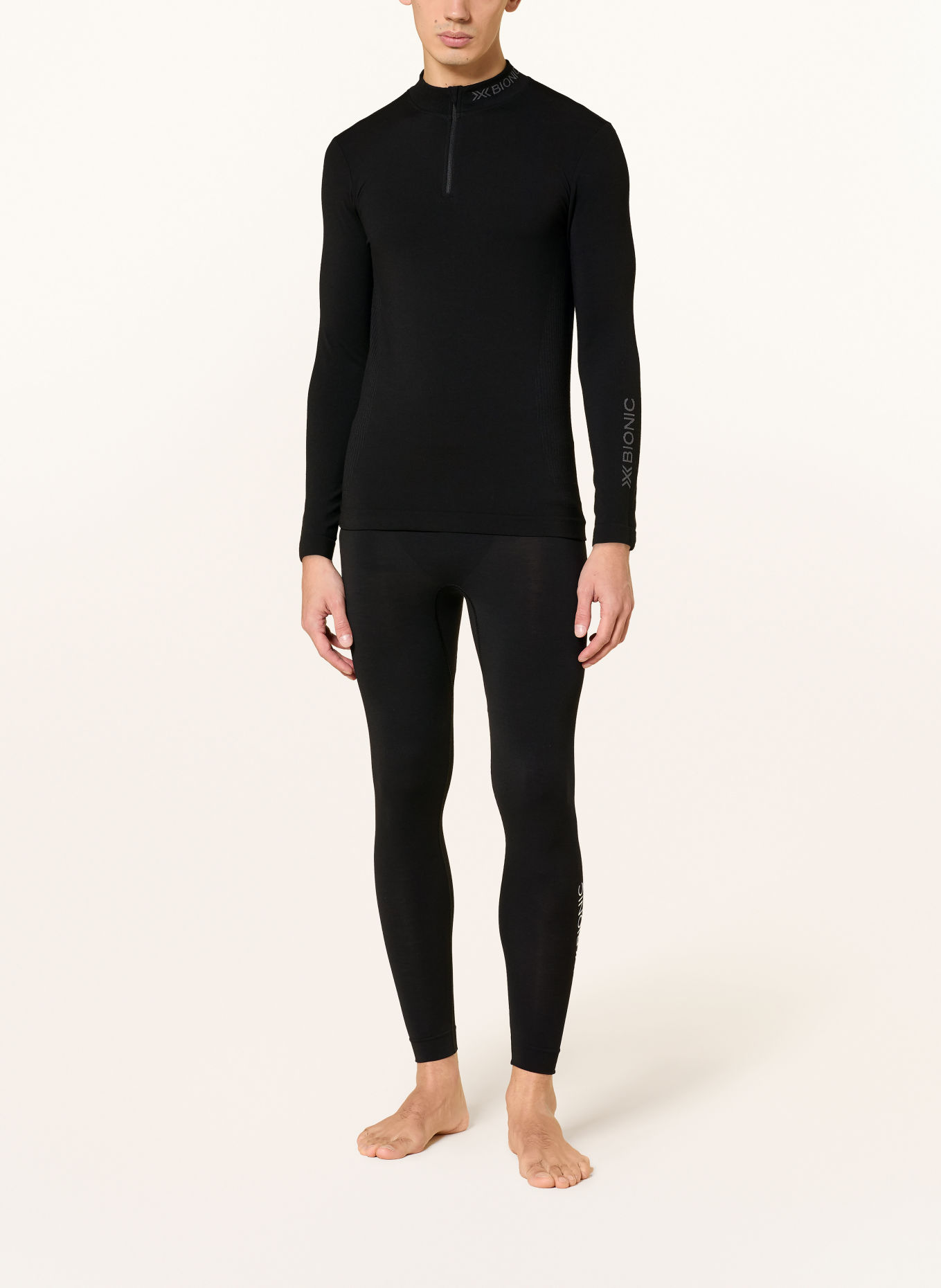 X-BIONIC MIGHTYWOOL Midlayer: BLACK
