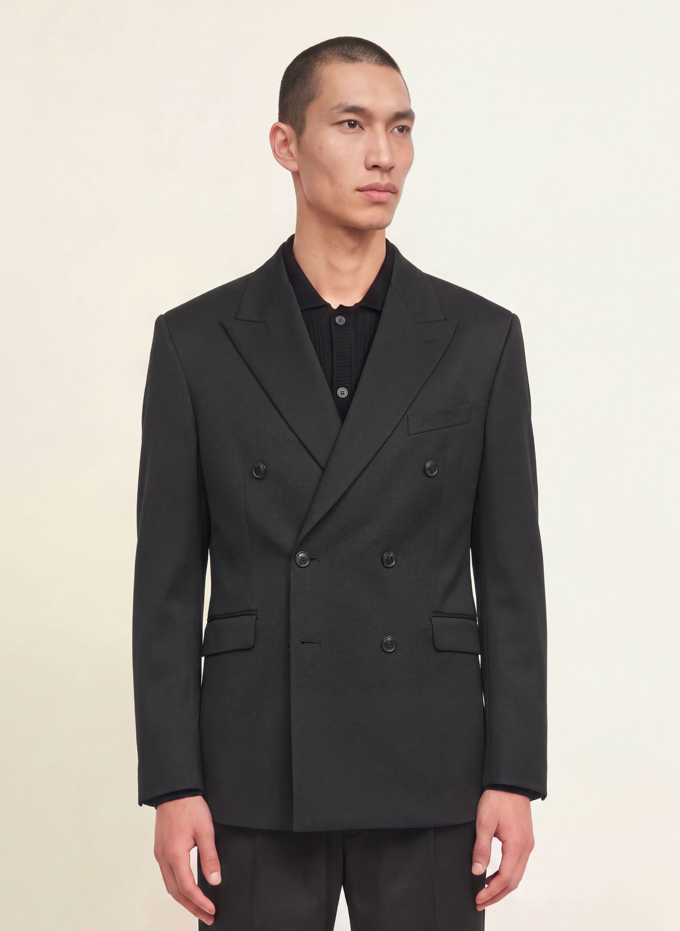 PAUL Relaxed-Fit Suit Jacket: 900 BLACK