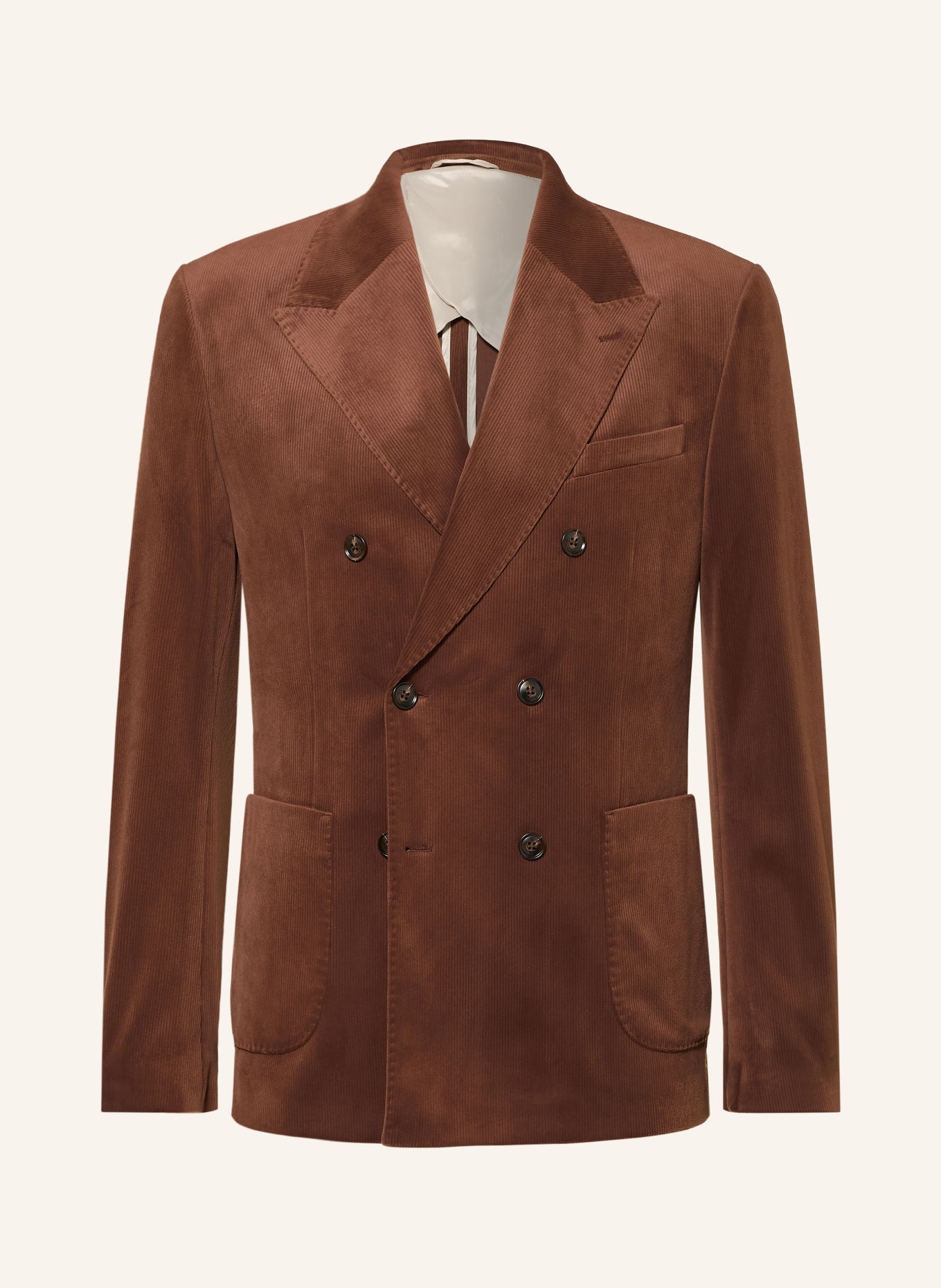 PAUL Corduroyjasje, slim fit: 850 chocolate