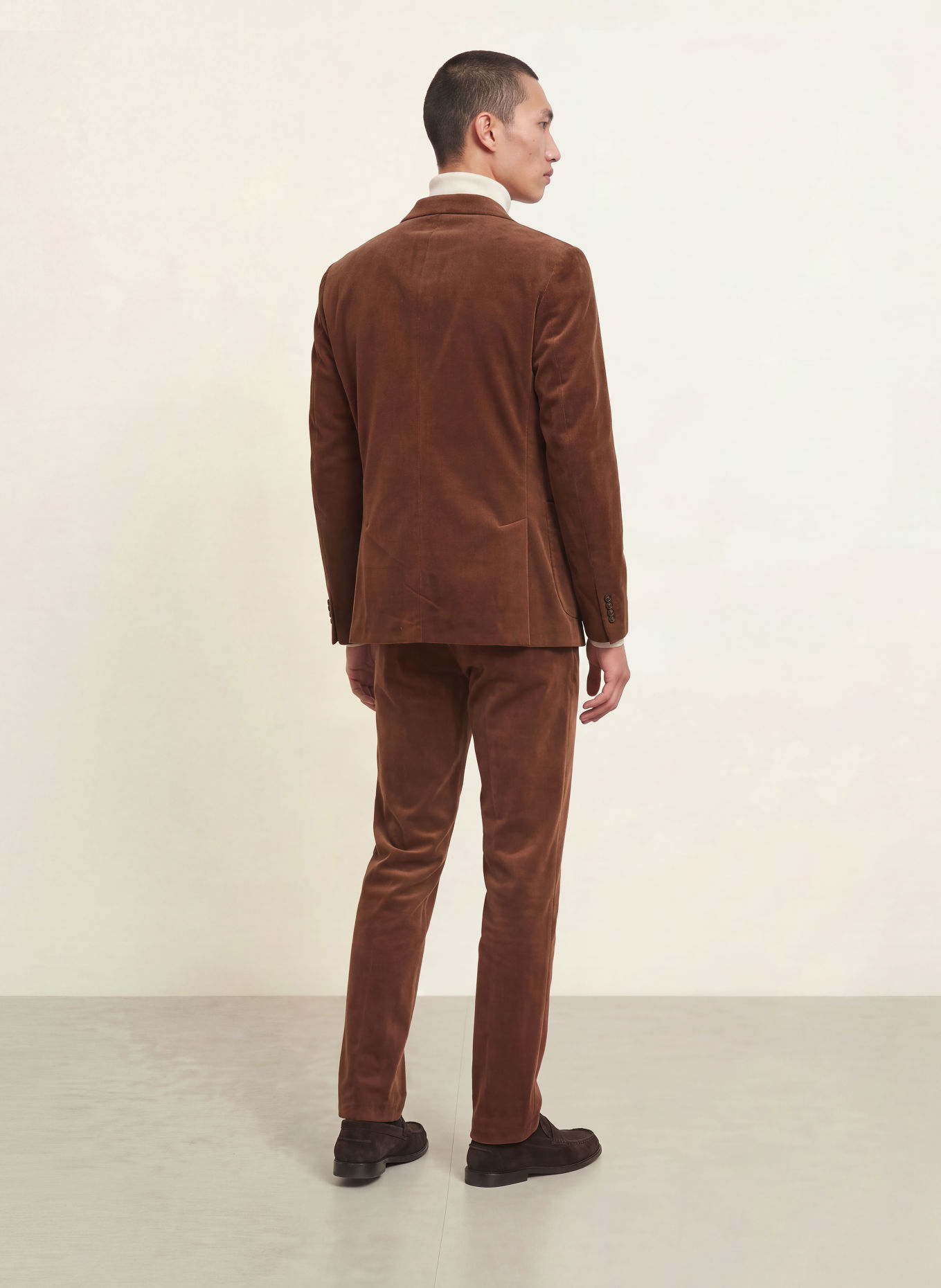 PAUL Corduroyjasje, slim fit: 850 chocolate