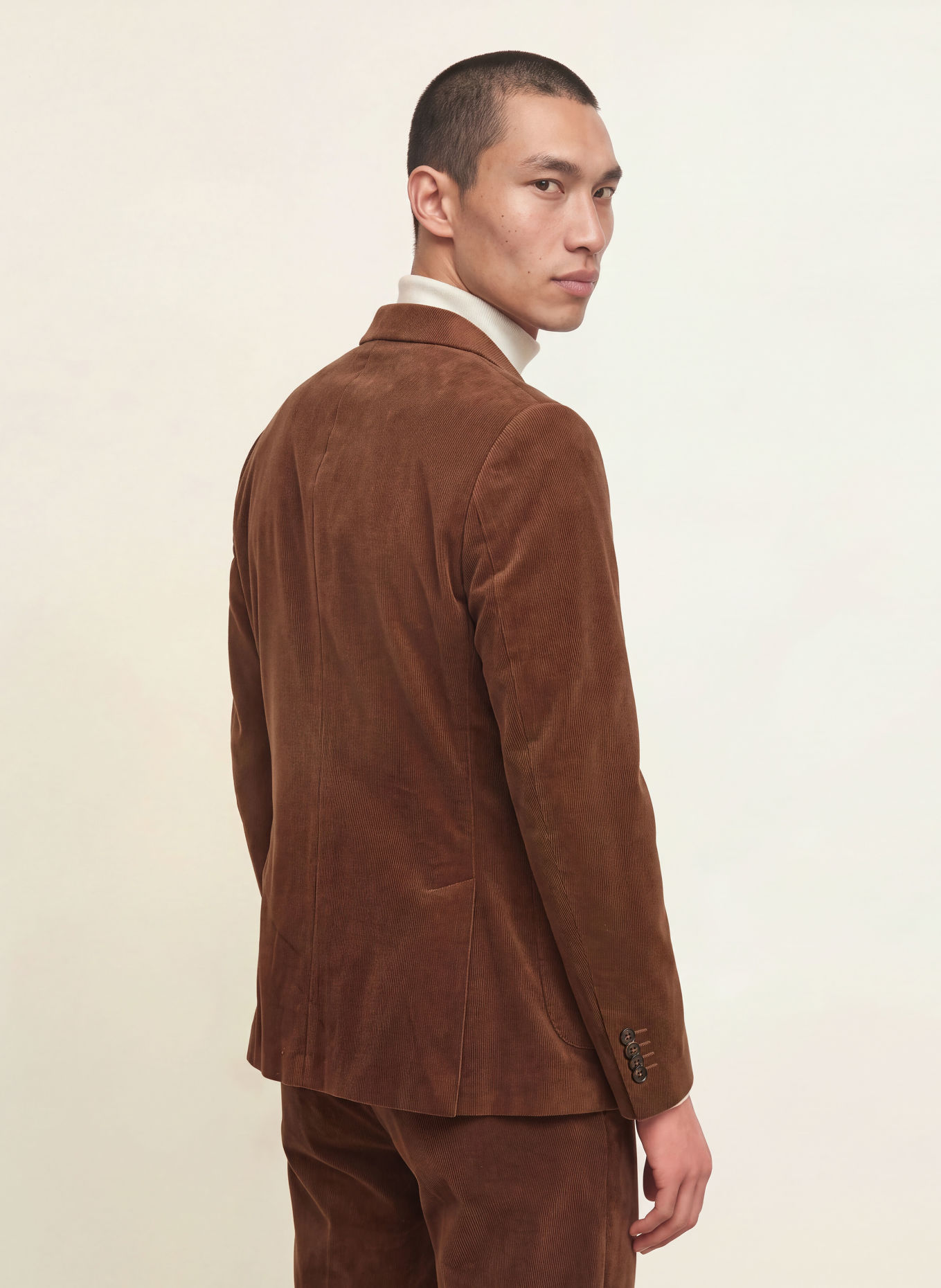 PAUL Corduroyjasje, slim fit: 850 chocolate