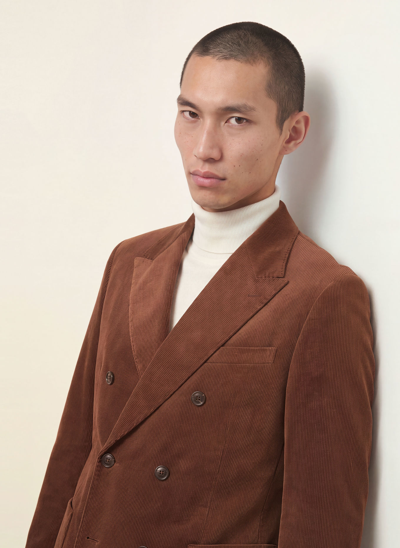 PAUL Corduroyjasje, slim fit: 850 chocolate