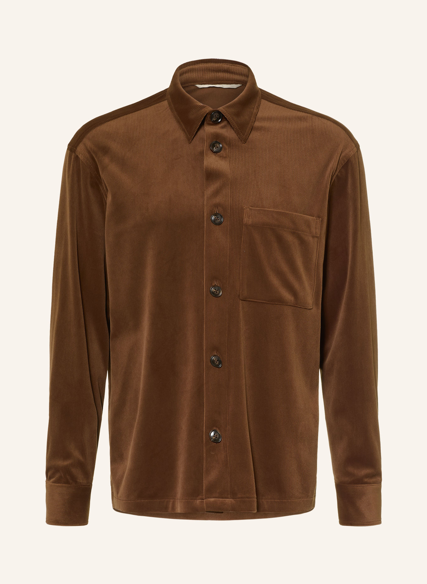 PAUL Corduroy Overshirt: BROWN