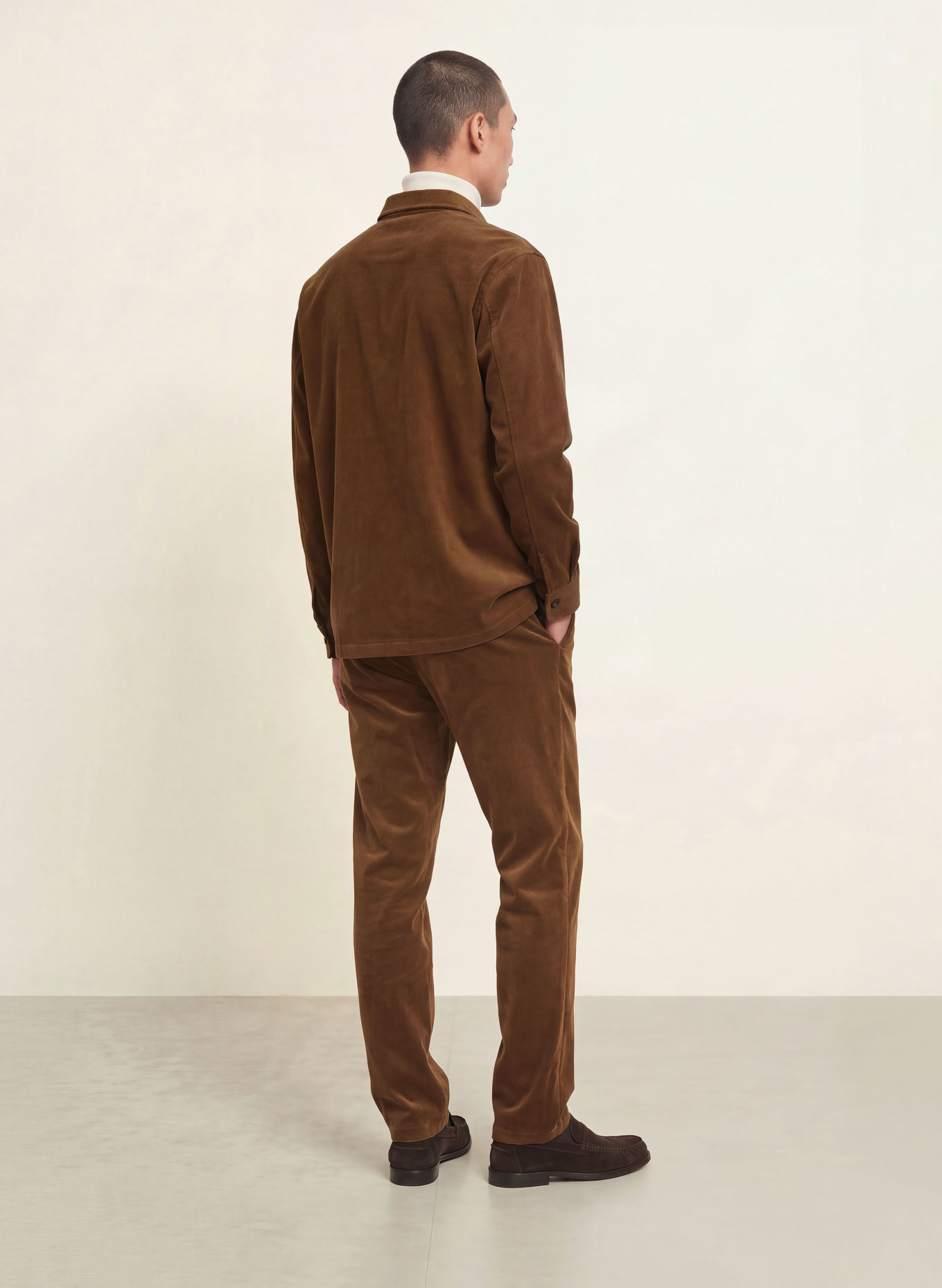 PAUL Corduroy Overshirt: BROWN