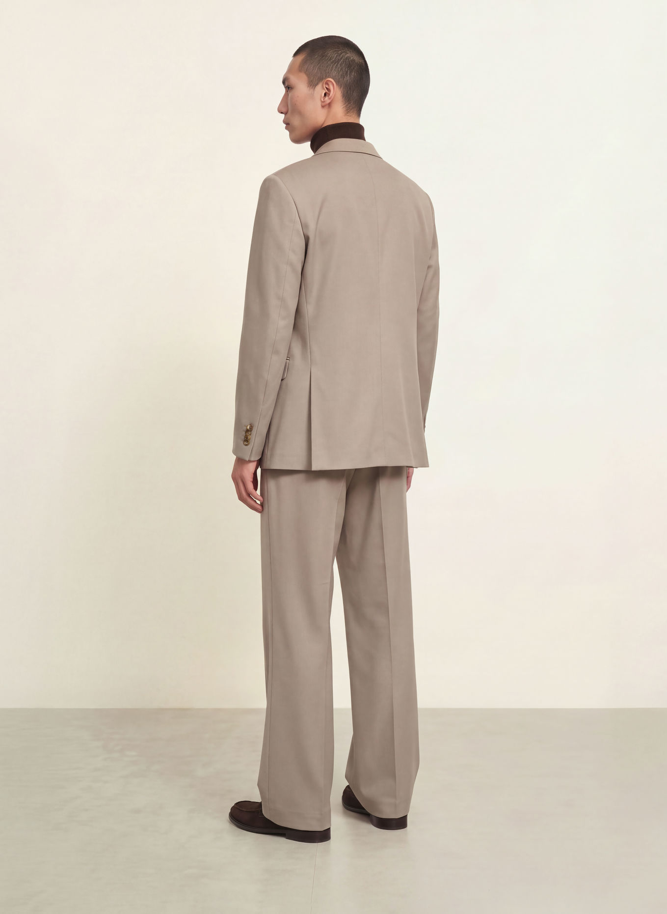 PAUL Relaxed-Fit Suit Trousers: 780 Taupe
