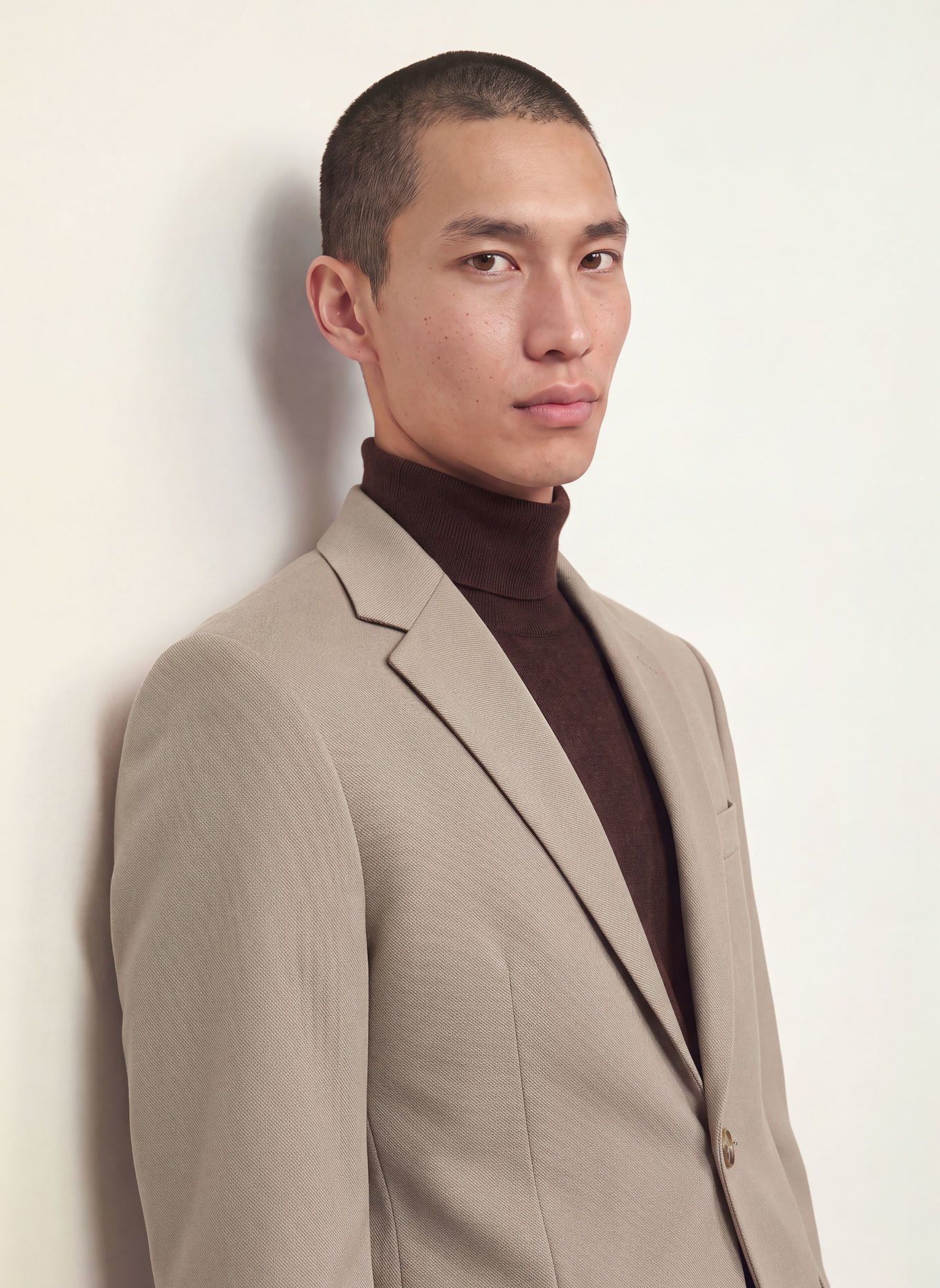 PAUL Relaxed-Fit Suit Jacket: 780 Taupe