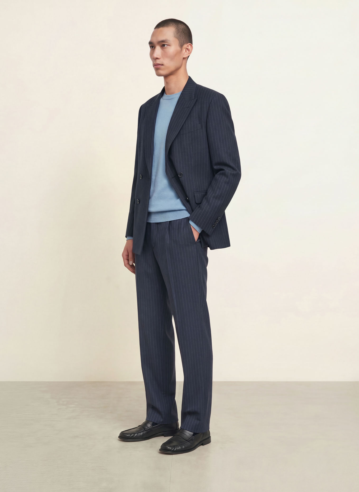 PAUL Colbert Relaxed Fit: 650 Blue Stripes