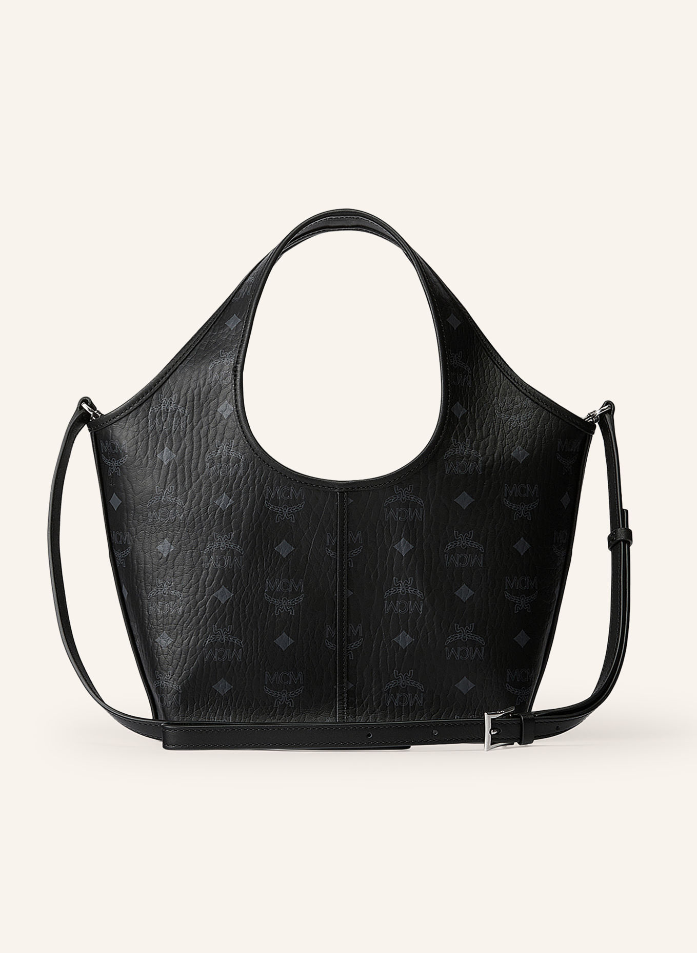 MCM Shopper AREN VI: SCHWARZ / SILBER