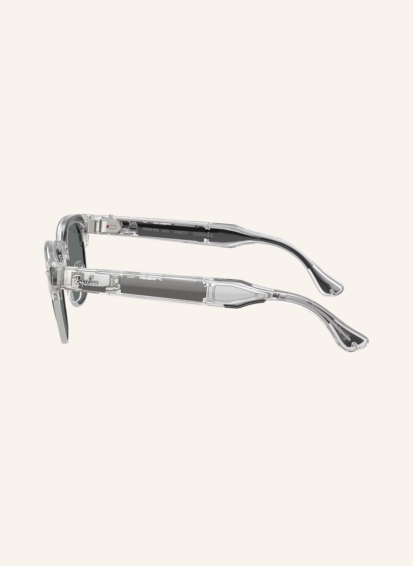 Ray-Ban Smart Glasses RW7004 AUDIO CLUBMASTER: GRIJS/ GRIJS GEPOLARISEERD