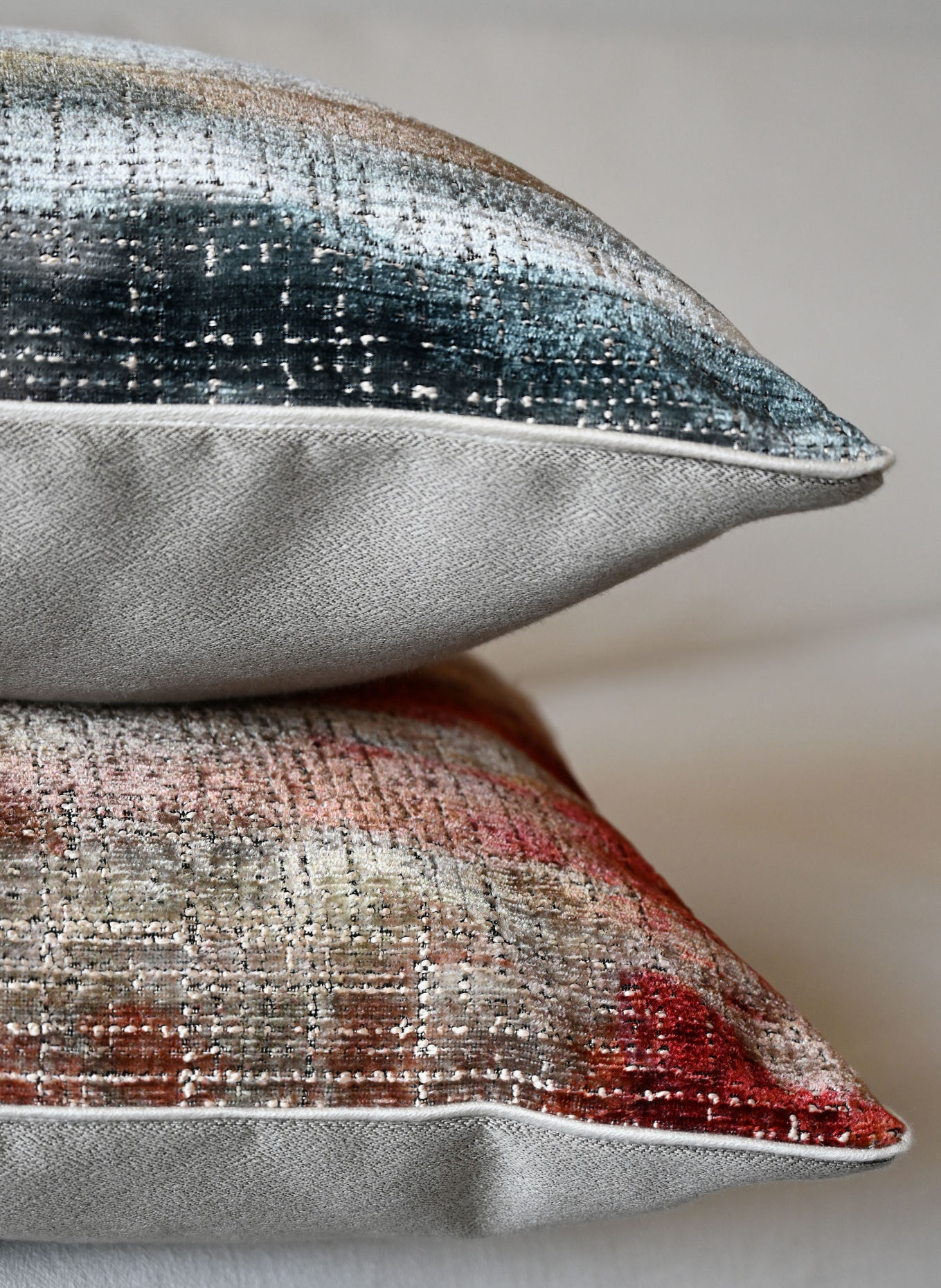 ROHLEDER CANVA Decorative cushion: DARK BLUE