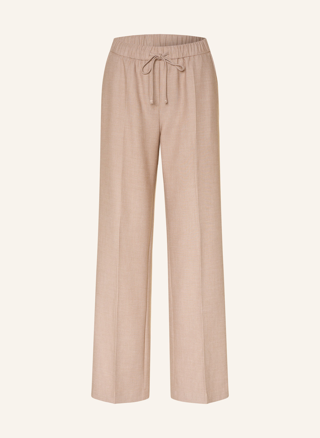 OPUS PANTS Wide-leg trousers MUCIA MOVE: LIGHT BROWN