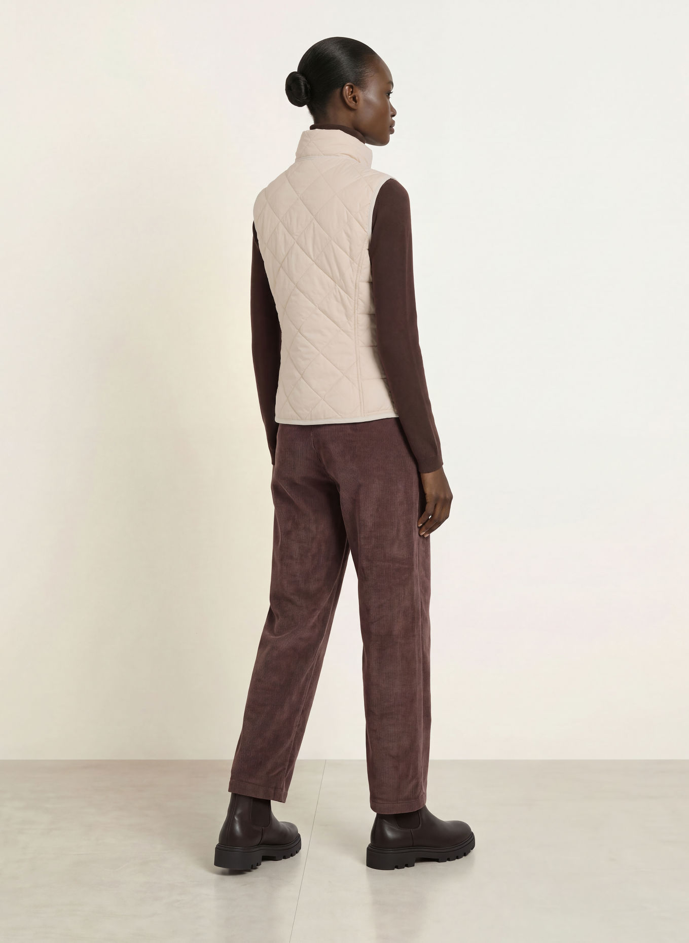 FRAUENSCHUH Gilet matelassé TRACY: BEIGE