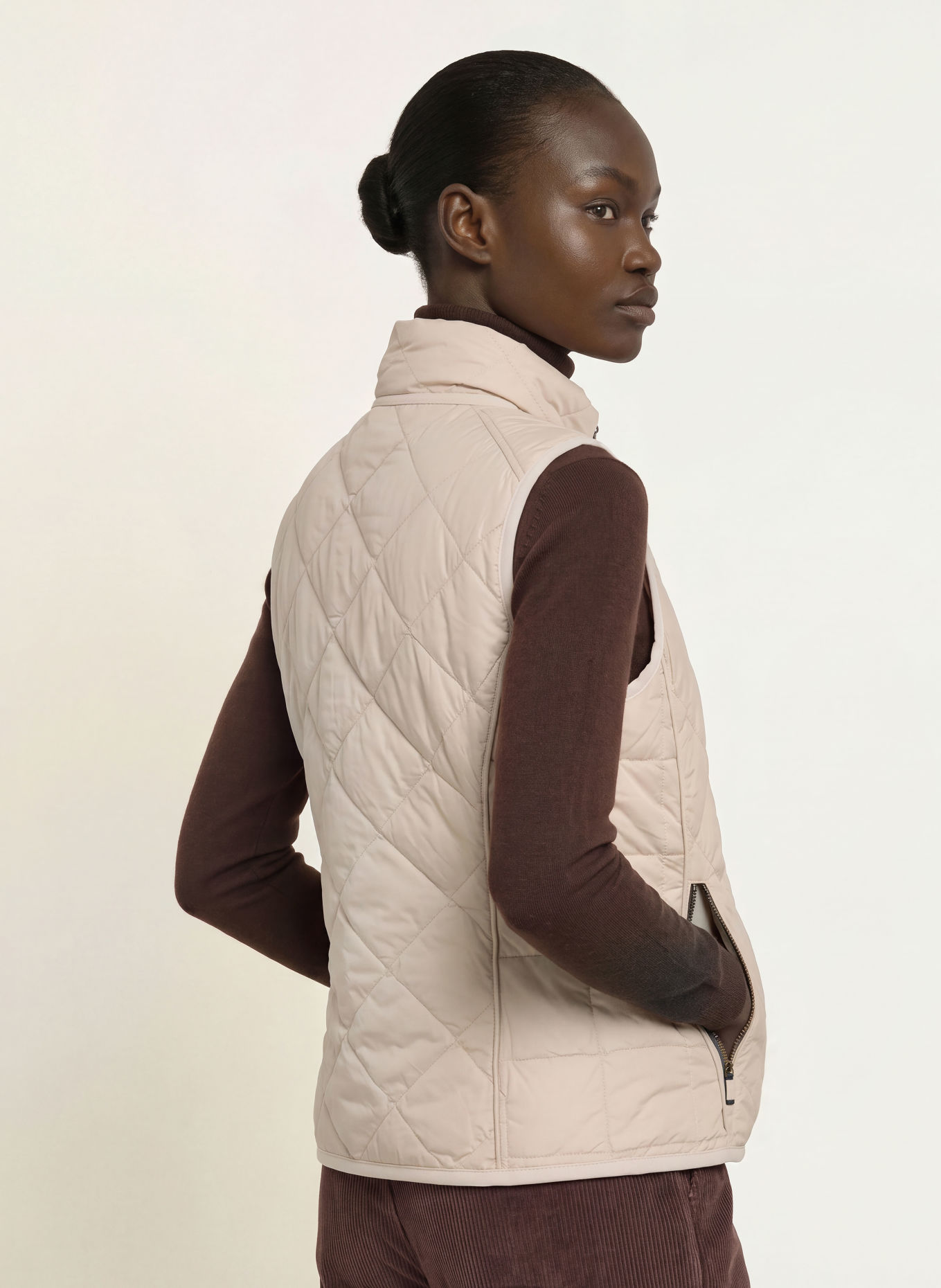 FRAUENSCHUH Gilet matelassé TRACY: BEIGE