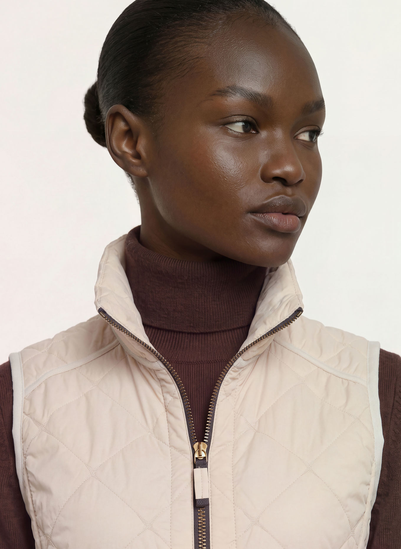 FRAUENSCHUH Gilet matelassé TRACY: BEIGE