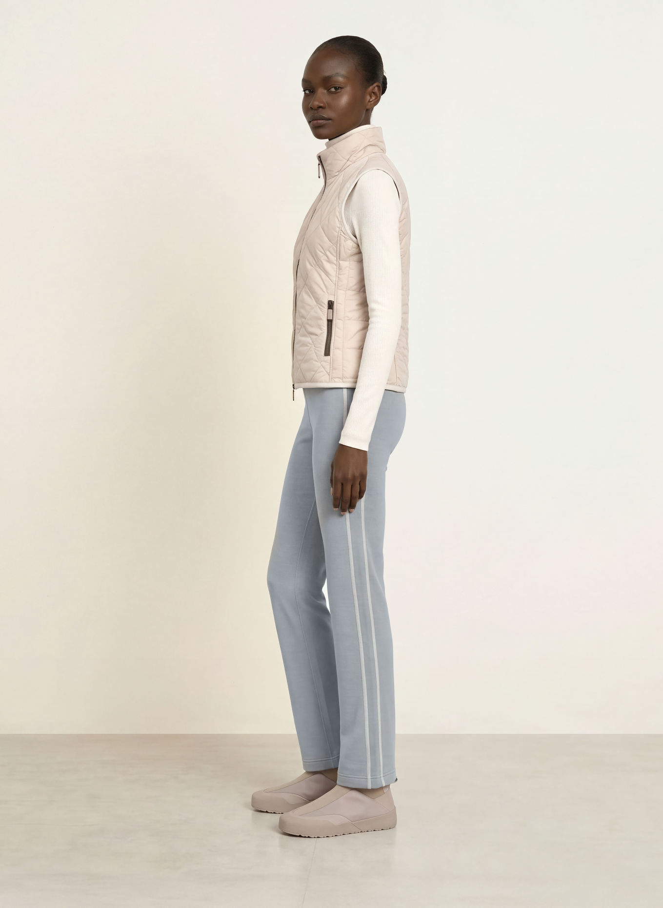 FRAUENSCHUH Sweatpant INGA: BLAUWGRIJS / GRIJS
