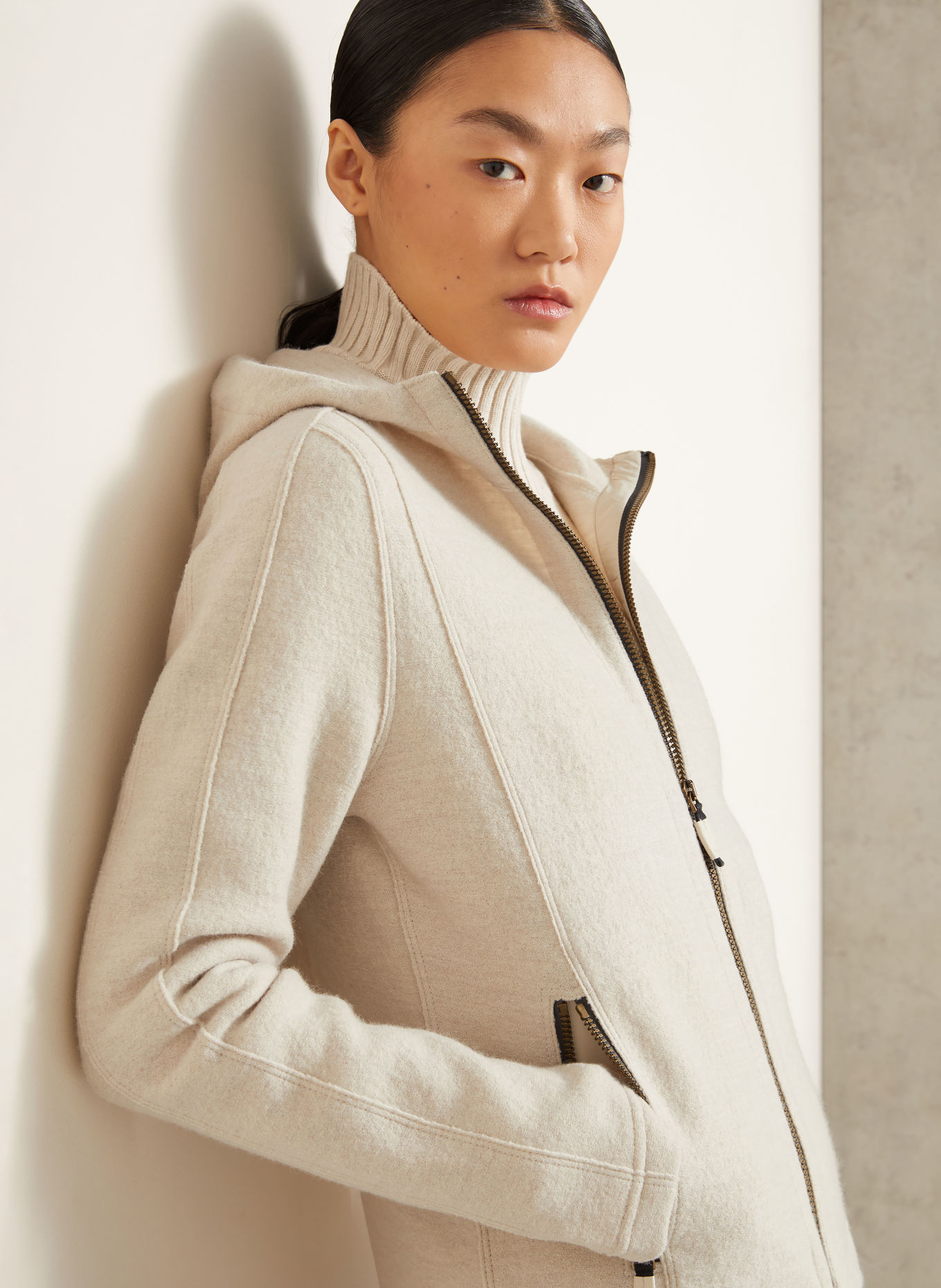 FRAUENSCHUH Cardigan RANIA i merinould: BEIGE