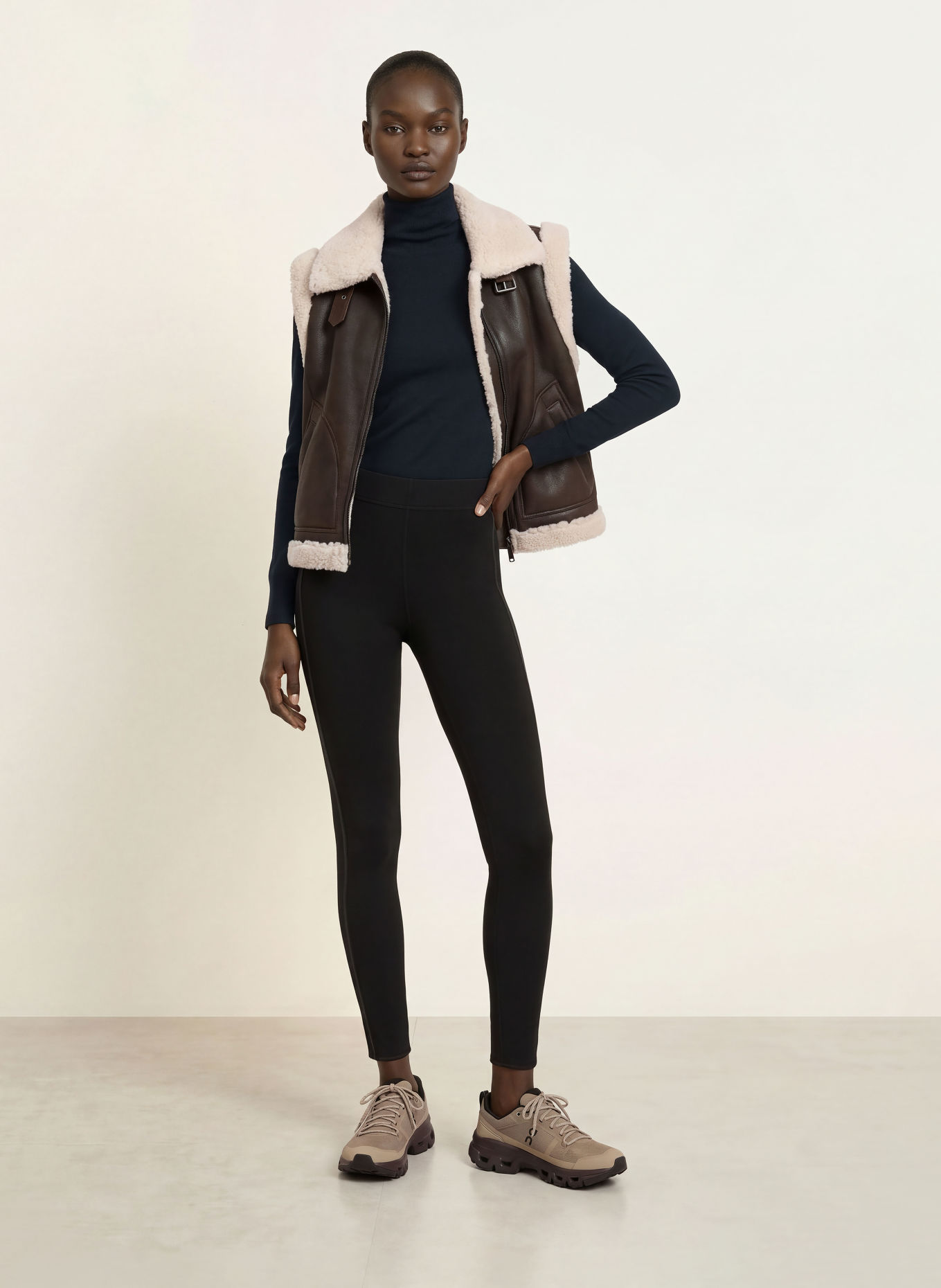 FRAUENSCHUH Thermo-Leggings KASSANDRA: SORT
