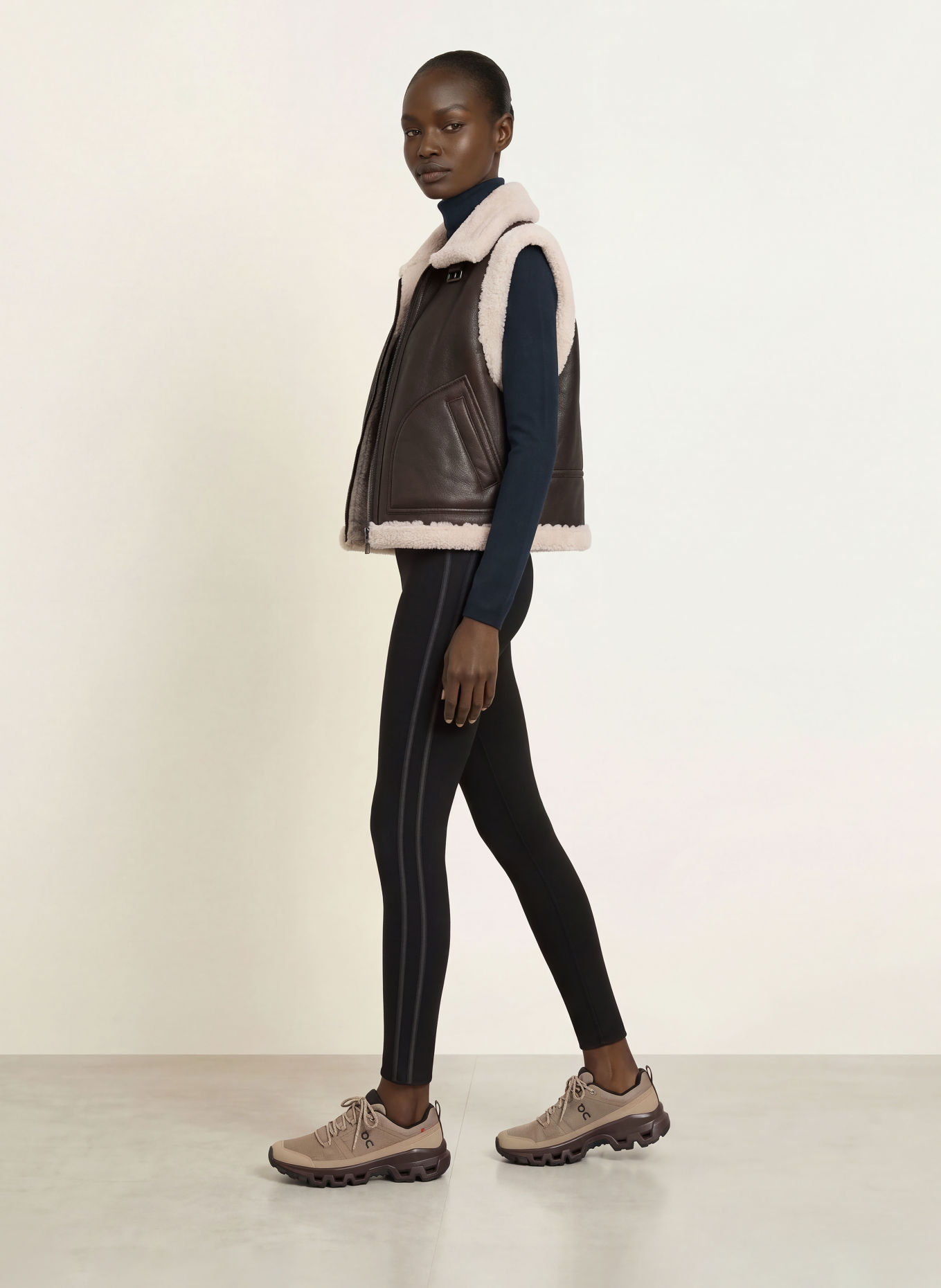 FRAUENSCHUH Thermo-Leggings KASSANDRA: SORT