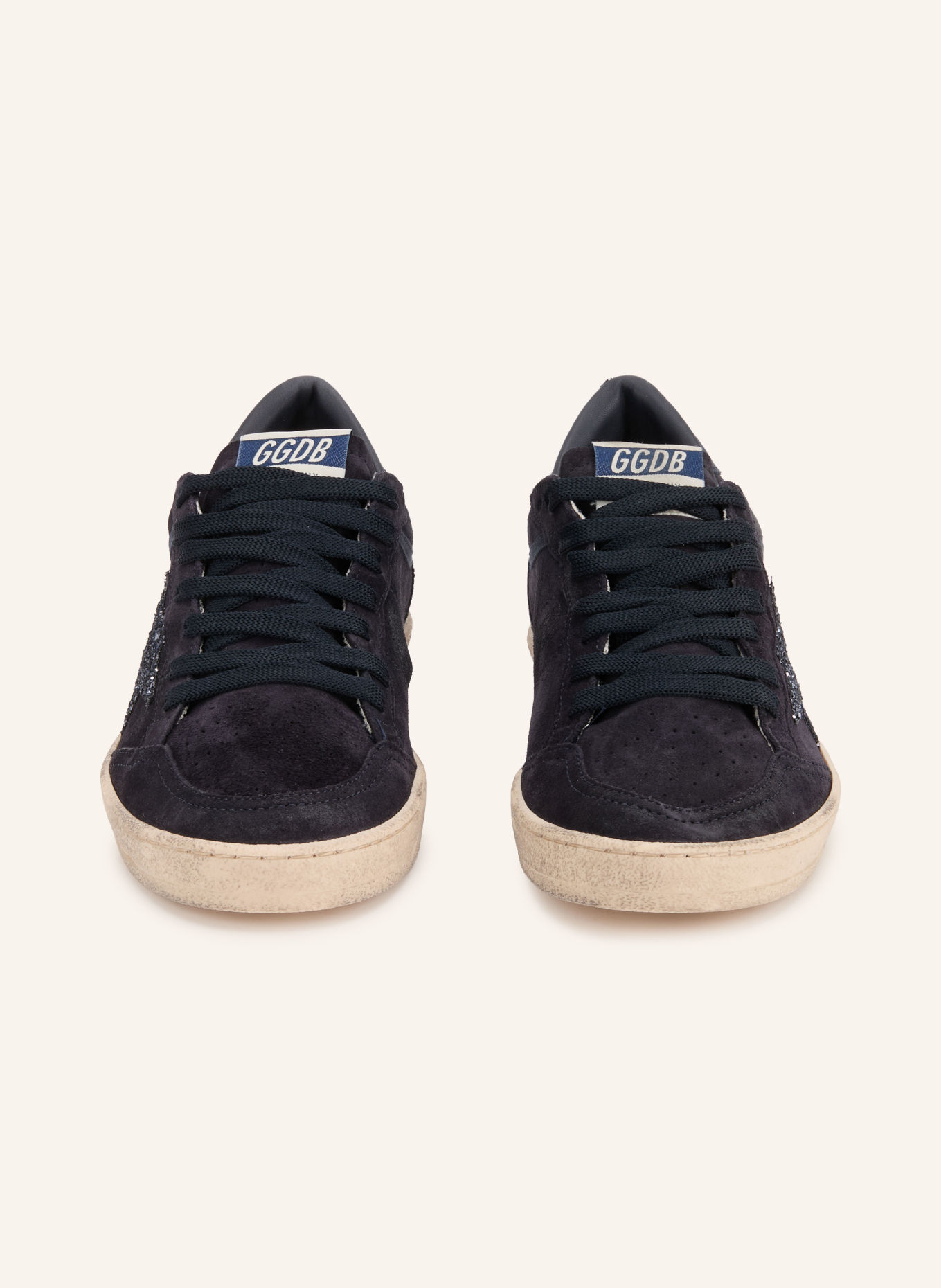 GOLDEN GOOSE Sneakersy BALL STAR: TMAVĚ MODRÁ