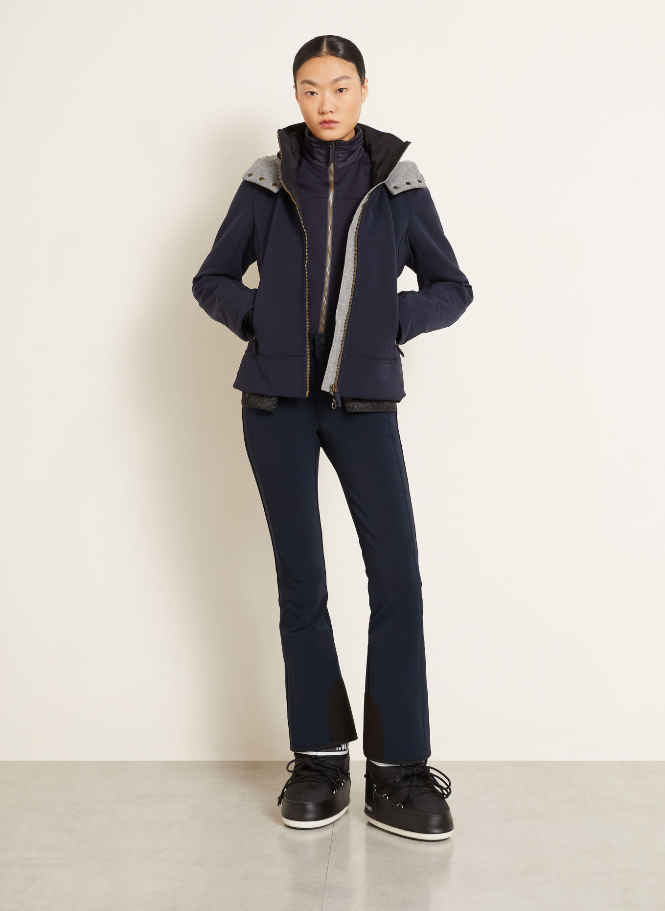 FRAUENSCHUH Softshell-Skihose ISSY: DUNKELBLAU