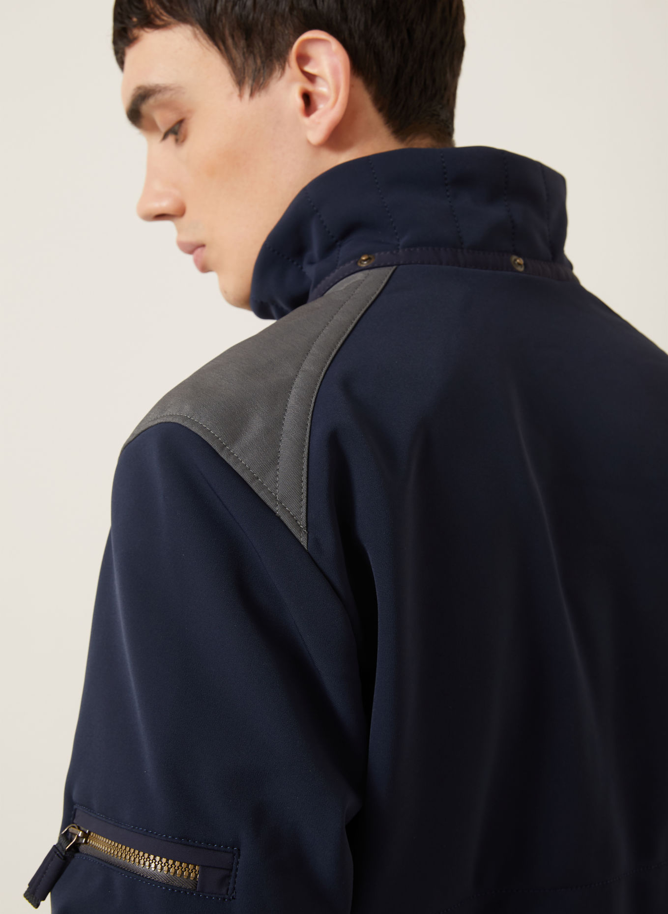 FRAUENSCHUH Kurtka narciarska softshell MATTAY-S: GRANATOWY