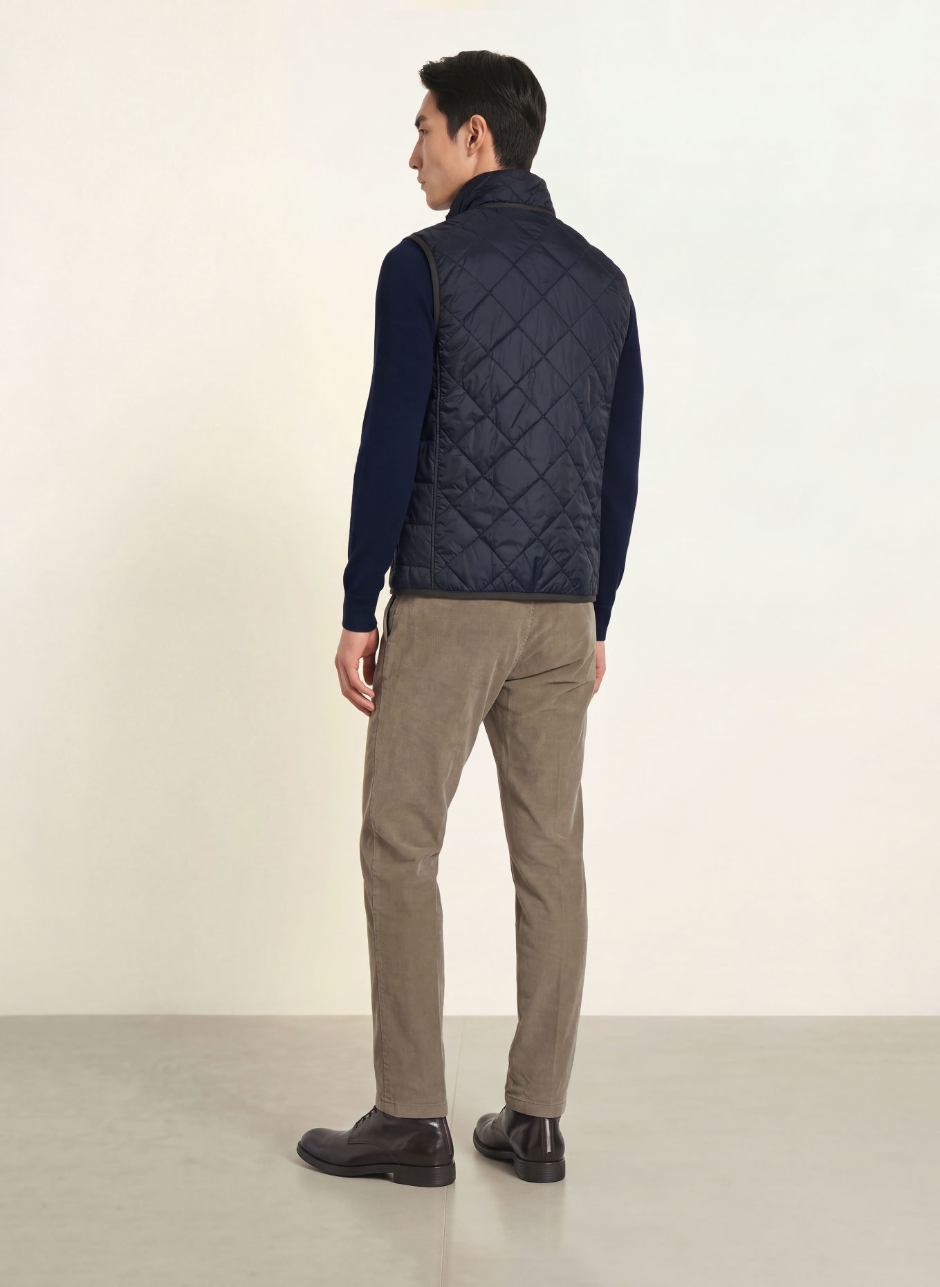 FRAUENSCHUH HENRI Quilted vest: DARK BLUE