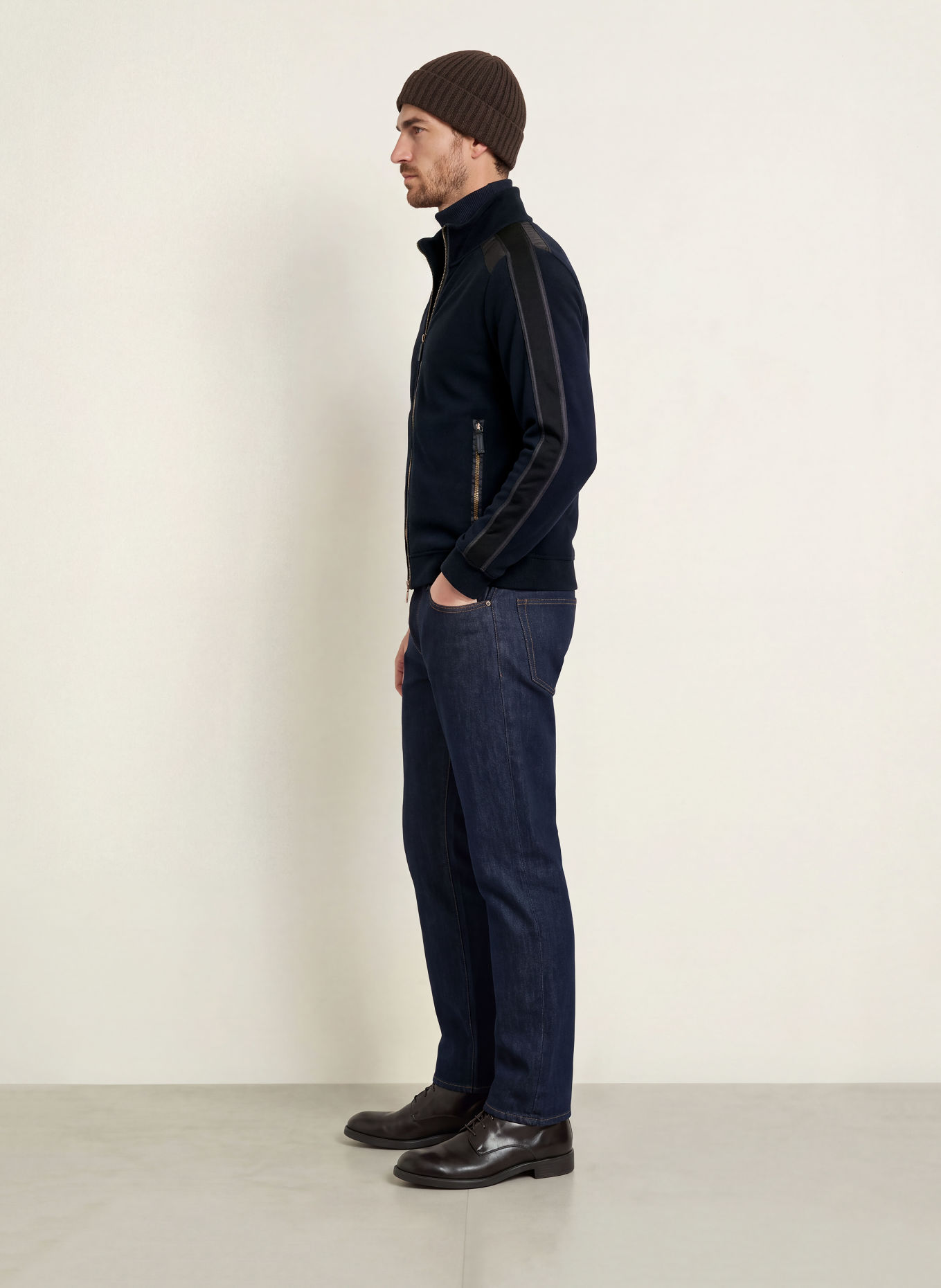 FRAUENSCHUH ANTONIO-BF Fleece jacket: DARK BLUE