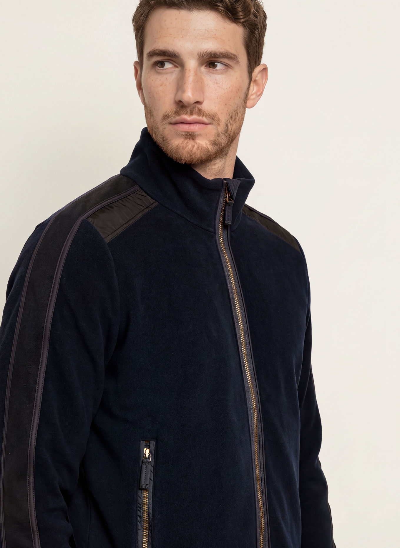 FRAUENSCHUH ANTONIO-BF Fleece jacket: DARK BLUE