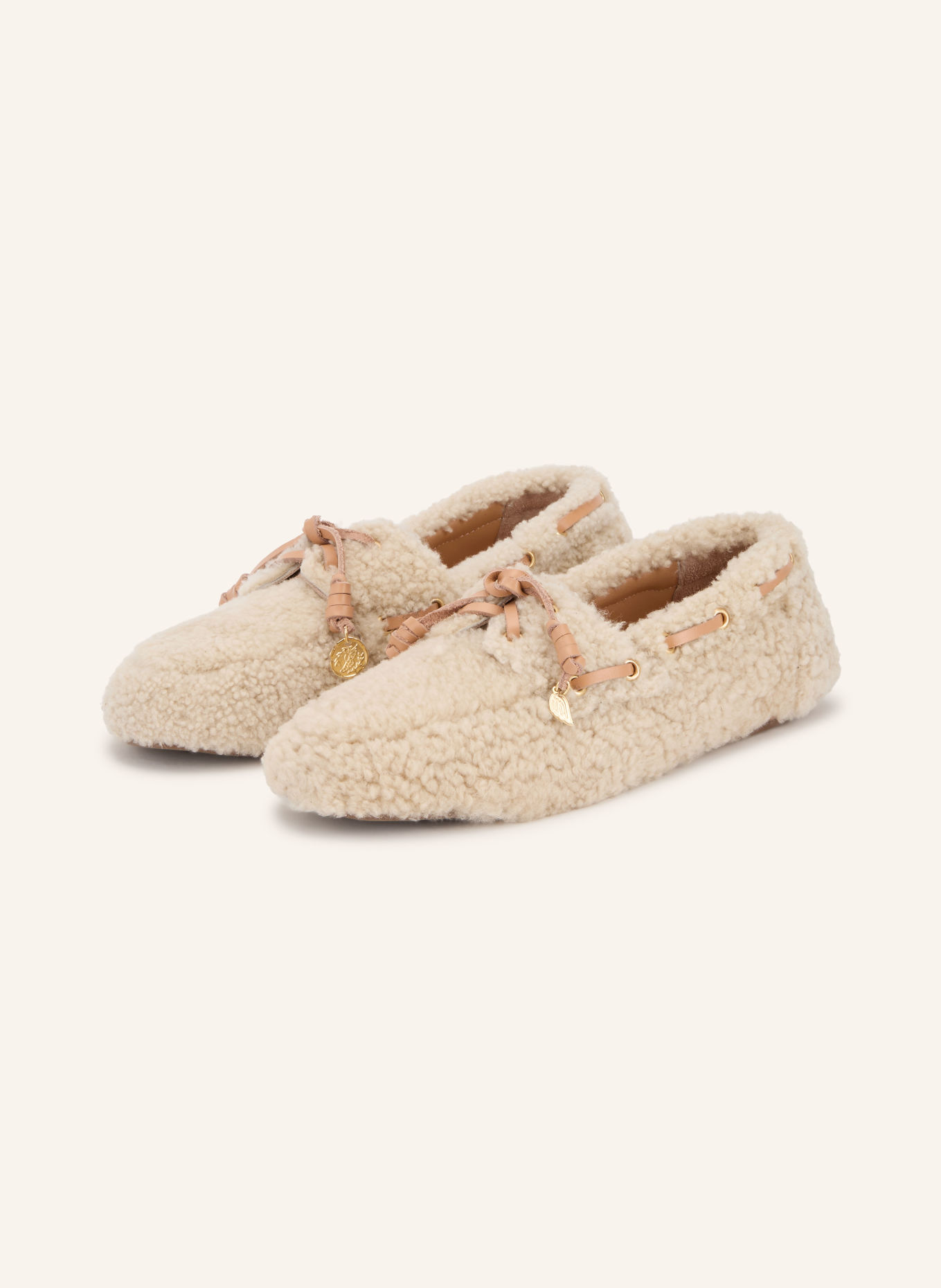 ANCIENT GREEK SANDALS PLIARIA Slip-ons: LIGHT BROWN