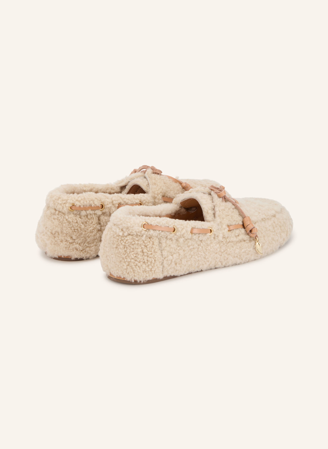 ANCIENT GREEK SANDALS PLIARIA Slip-ons: LIGHT BROWN