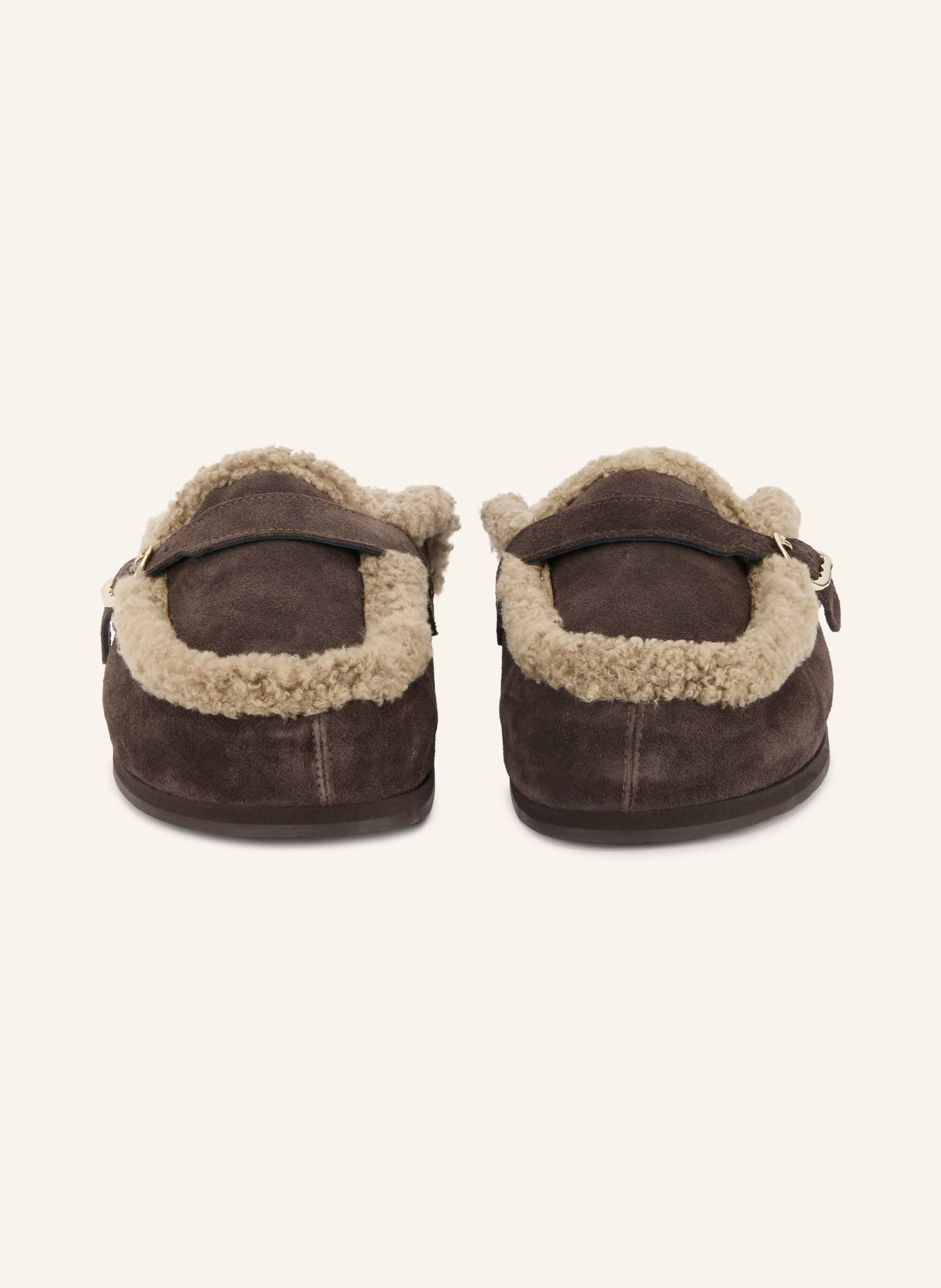 ANCIENT GREEK SANDALS Mules LILEA: DUNKELBRAUN / HELLBRAUN