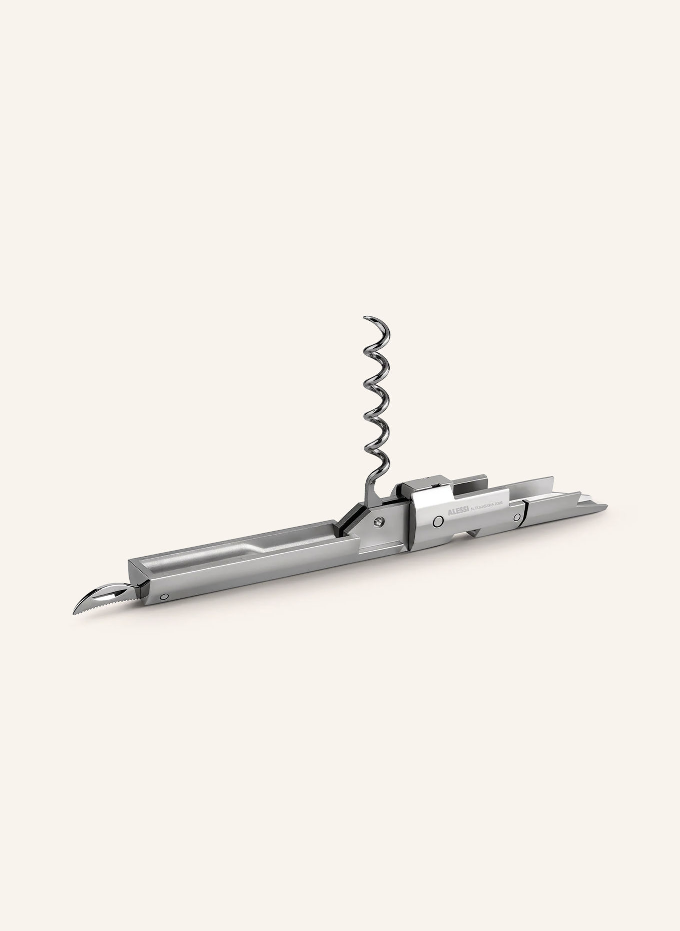 ALESSI EUGENIA Sommelier Corkscrew: SILVER
