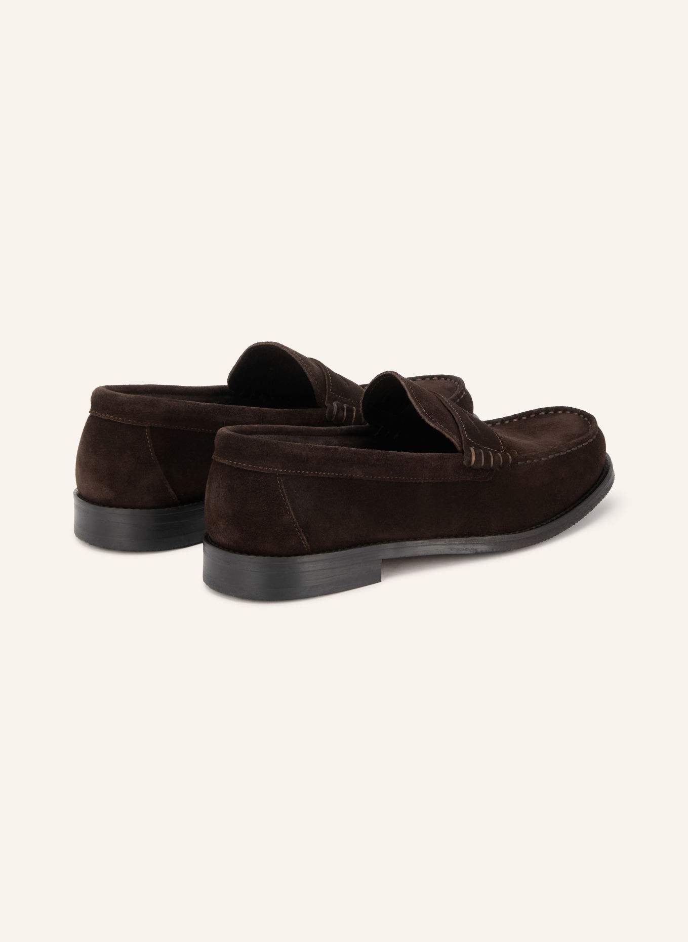 GARMENT PROJECT Loafers à barrette MILES: MARRON FONCÉ