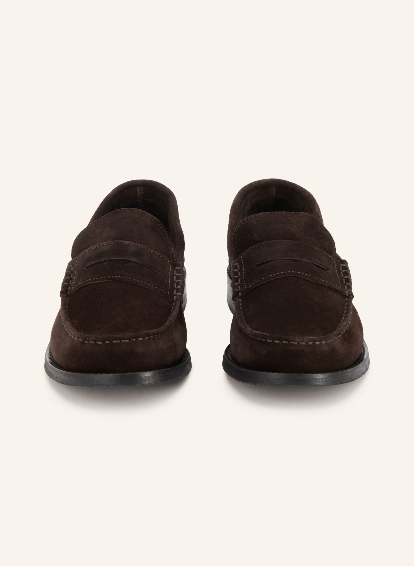 GARMENT PROJECT Loafers à barrette MILES: MARRON FONCÉ