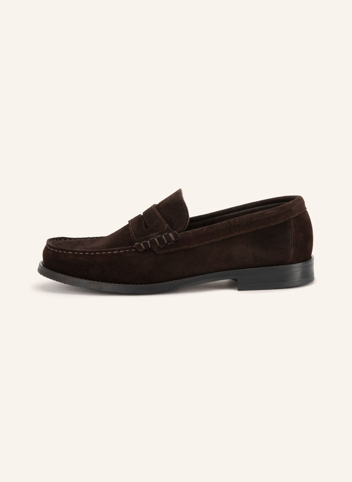 GARMENT PROJECT Loafers à barrette MILES: MARRON FONCÉ