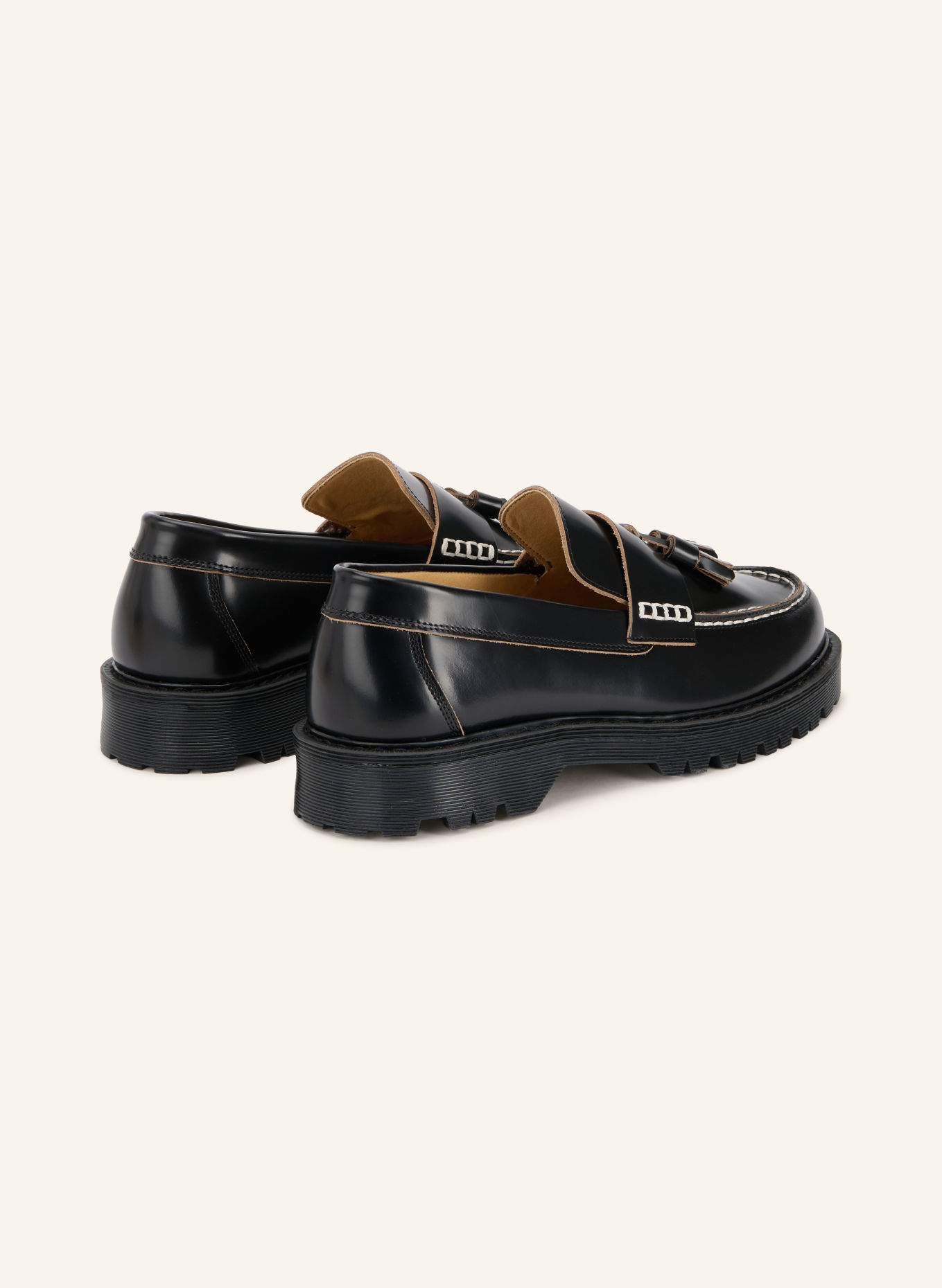 GARMENT PROJECT Loafer PETE: SCHWARZ