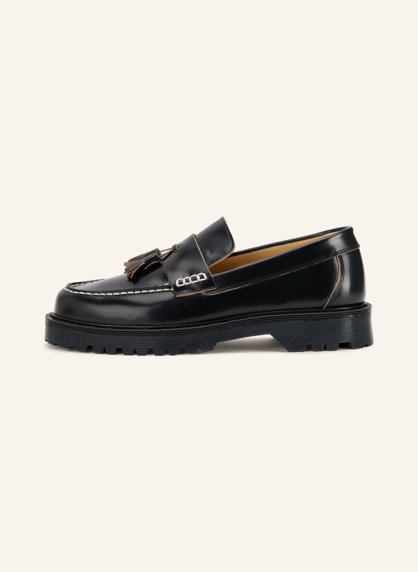 GARMENT PROJECT Loafer PETE: SCHWARZ