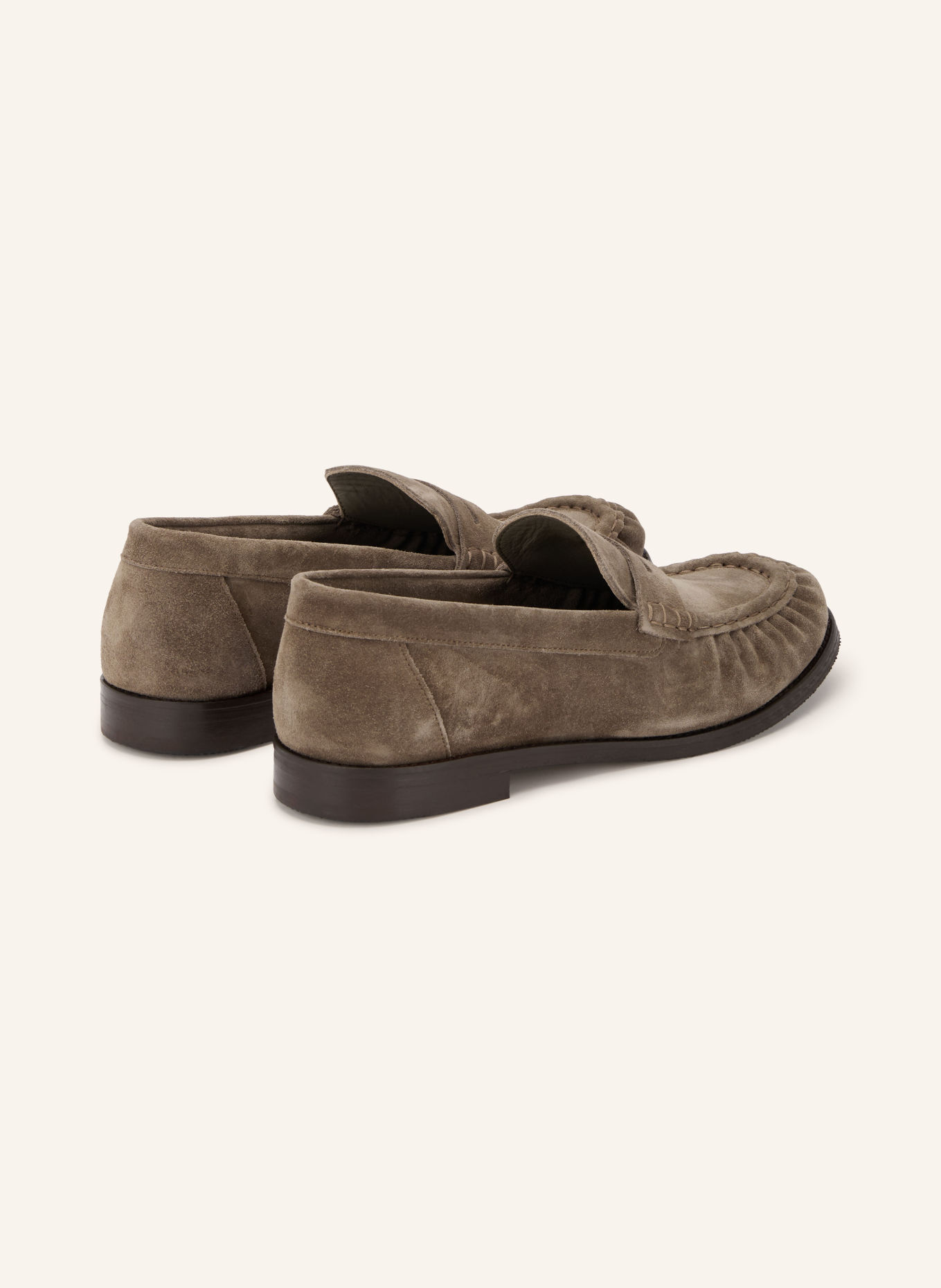 GARMENT PROJECT Loafers à barrette CHARLIE: TAUPE