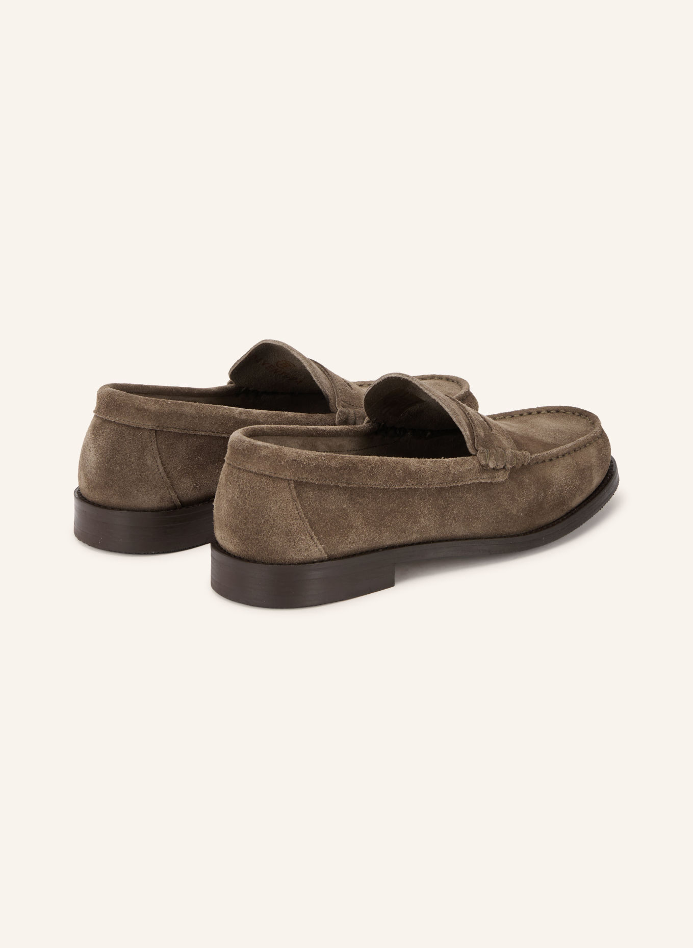GARMENT PROJECT Loafers à barrette MILES: TAUPE
