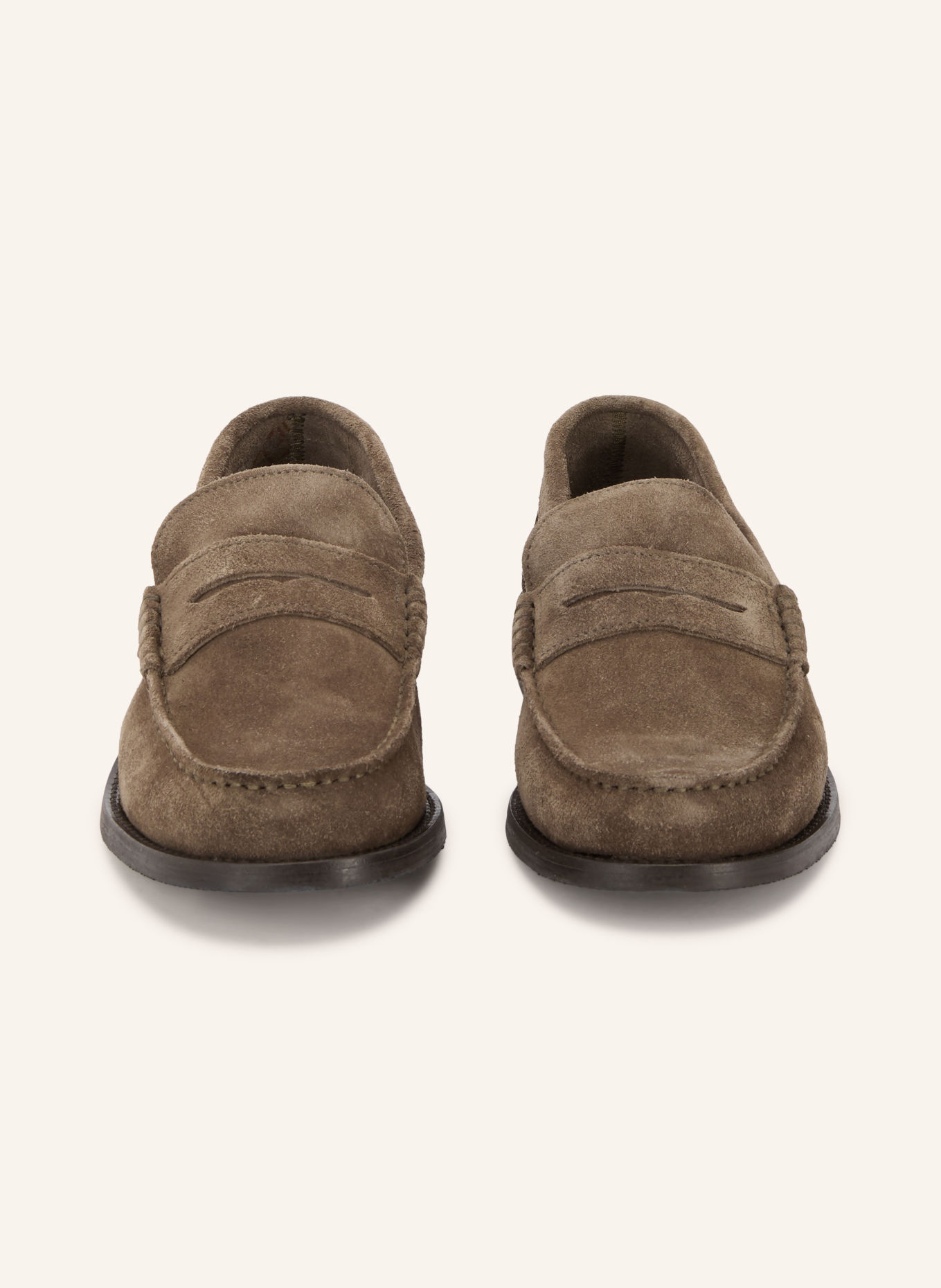 GARMENT PROJECT Loafers à barrette MILES: TAUPE