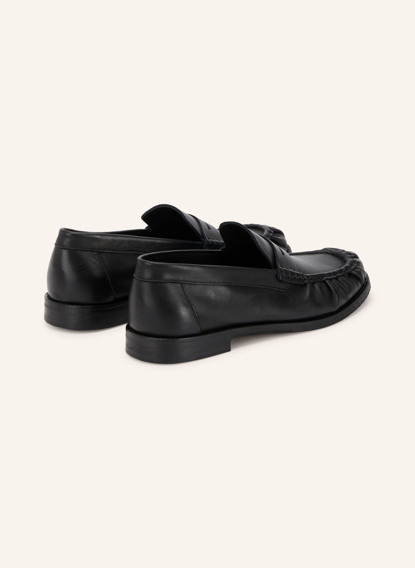 GARMENT PROJECT Loafers à barrette CHARLIE: NOIR