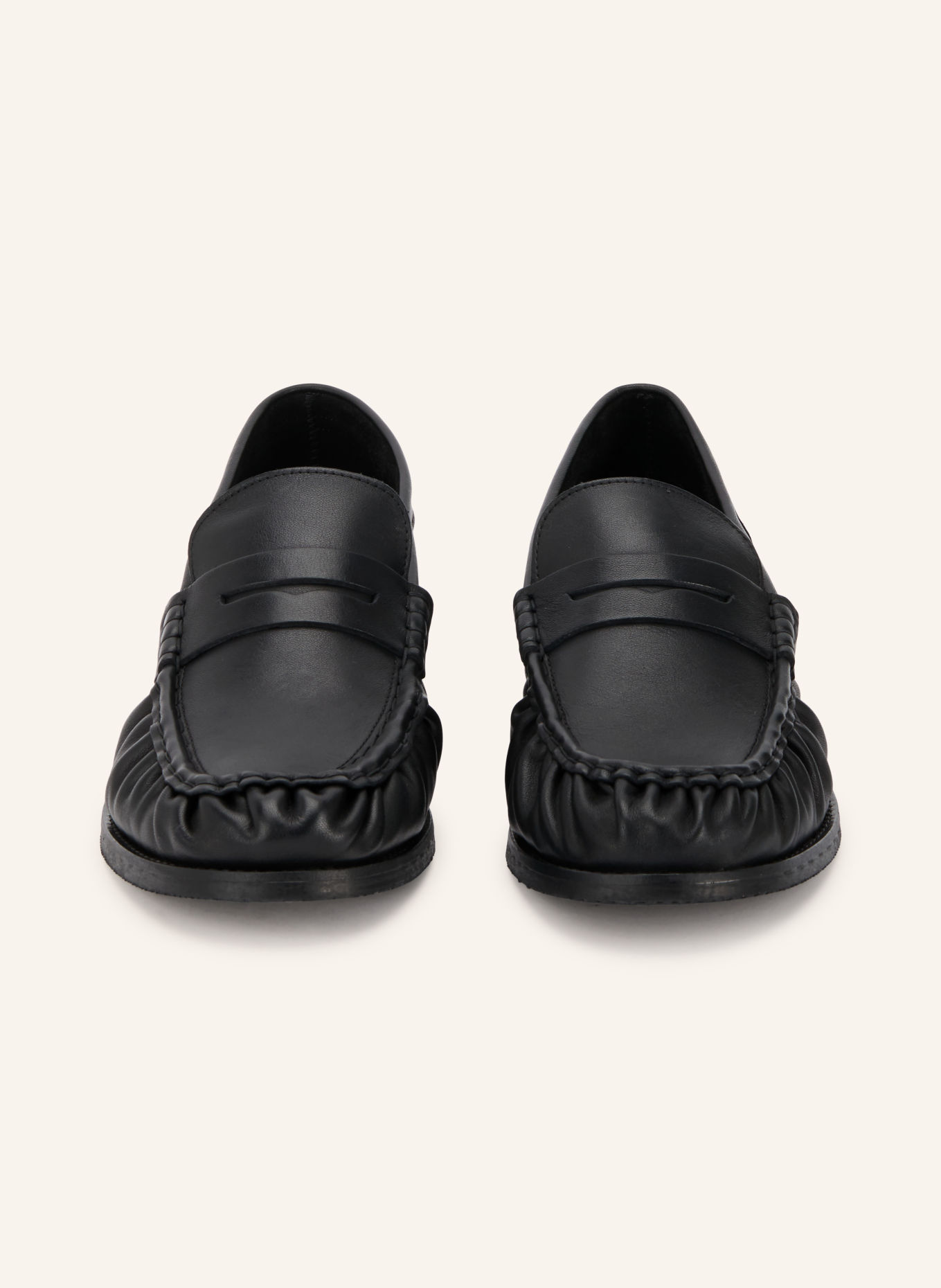 GARMENT PROJECT Loafers à barrette CHARLIE: NOIR